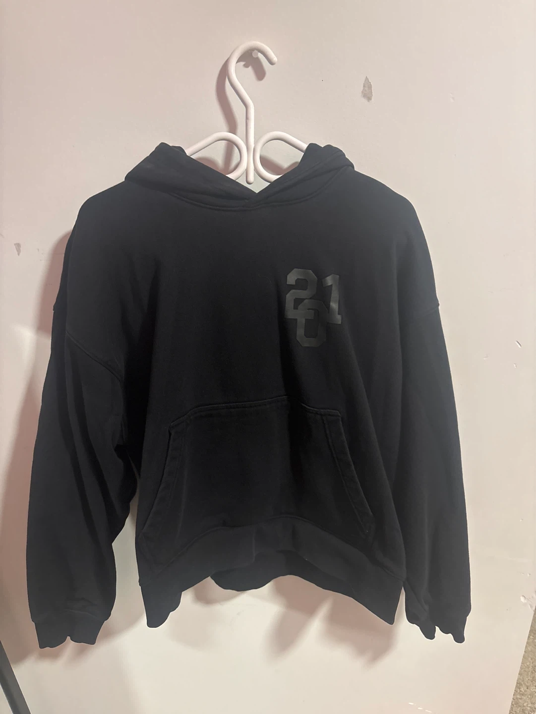 H&M Black Oversized Fit Hoodie