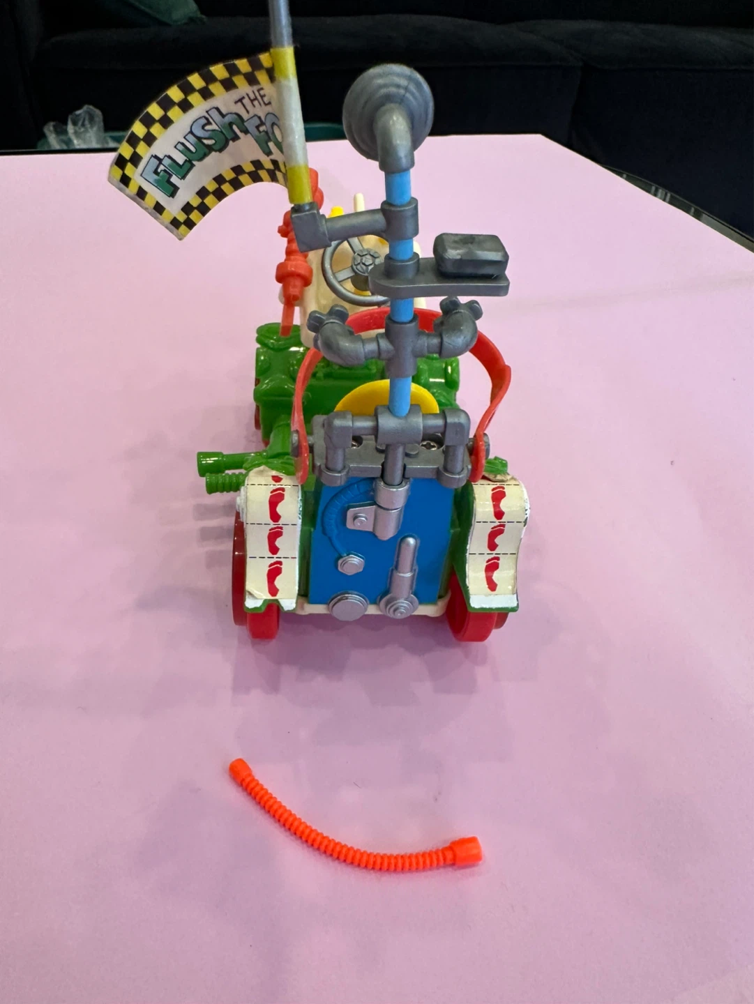 Vintage TMNT Flush the Foot Toilet Tank - photo 4