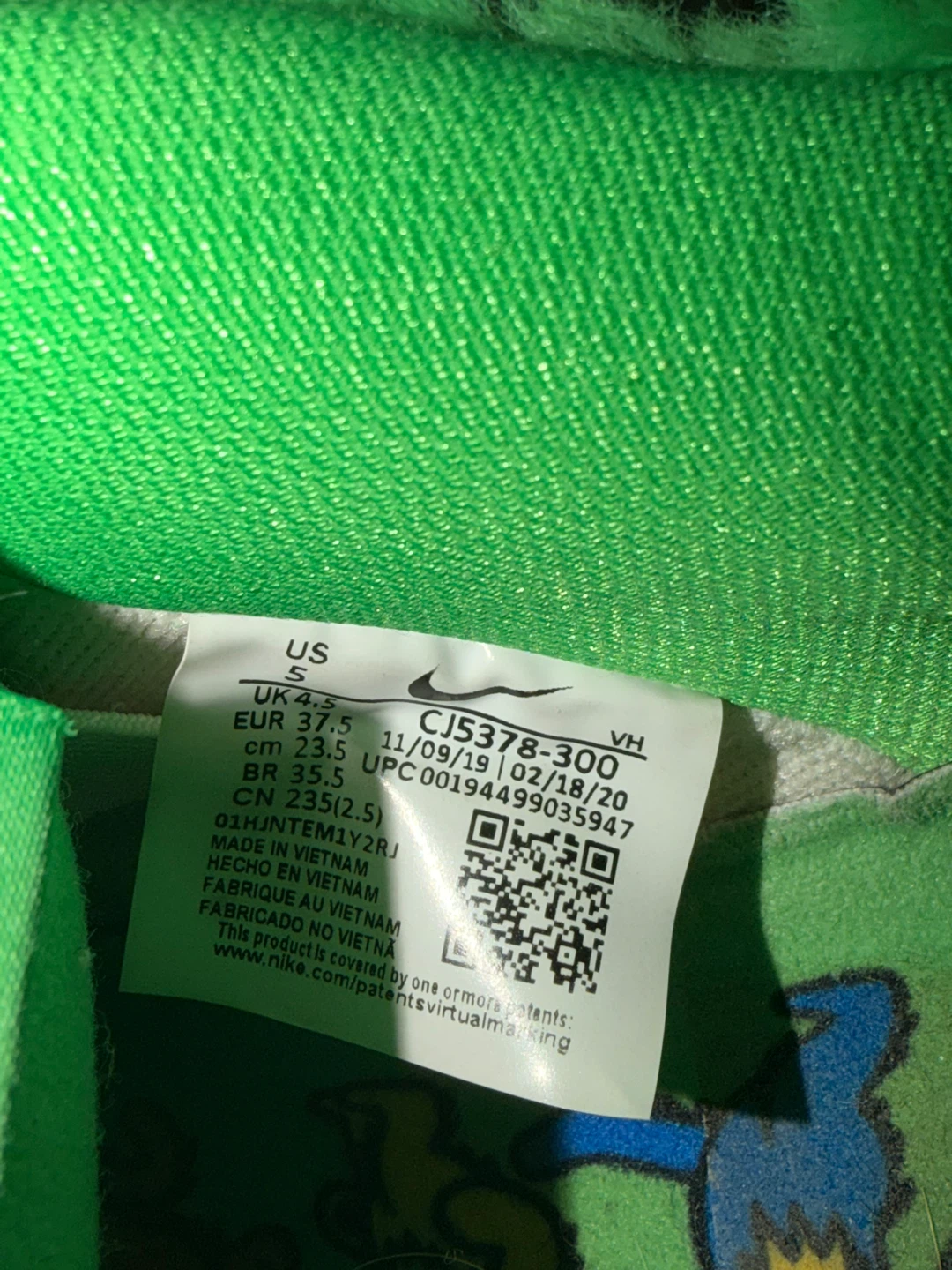 Grateful Dead x Nike Dunk Low SB 'Green Bear' - photo 2