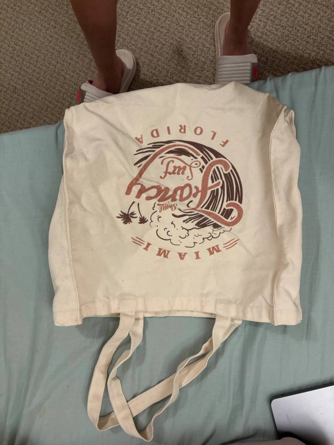 Fancy Surf Florida Canvas Tote Bag
