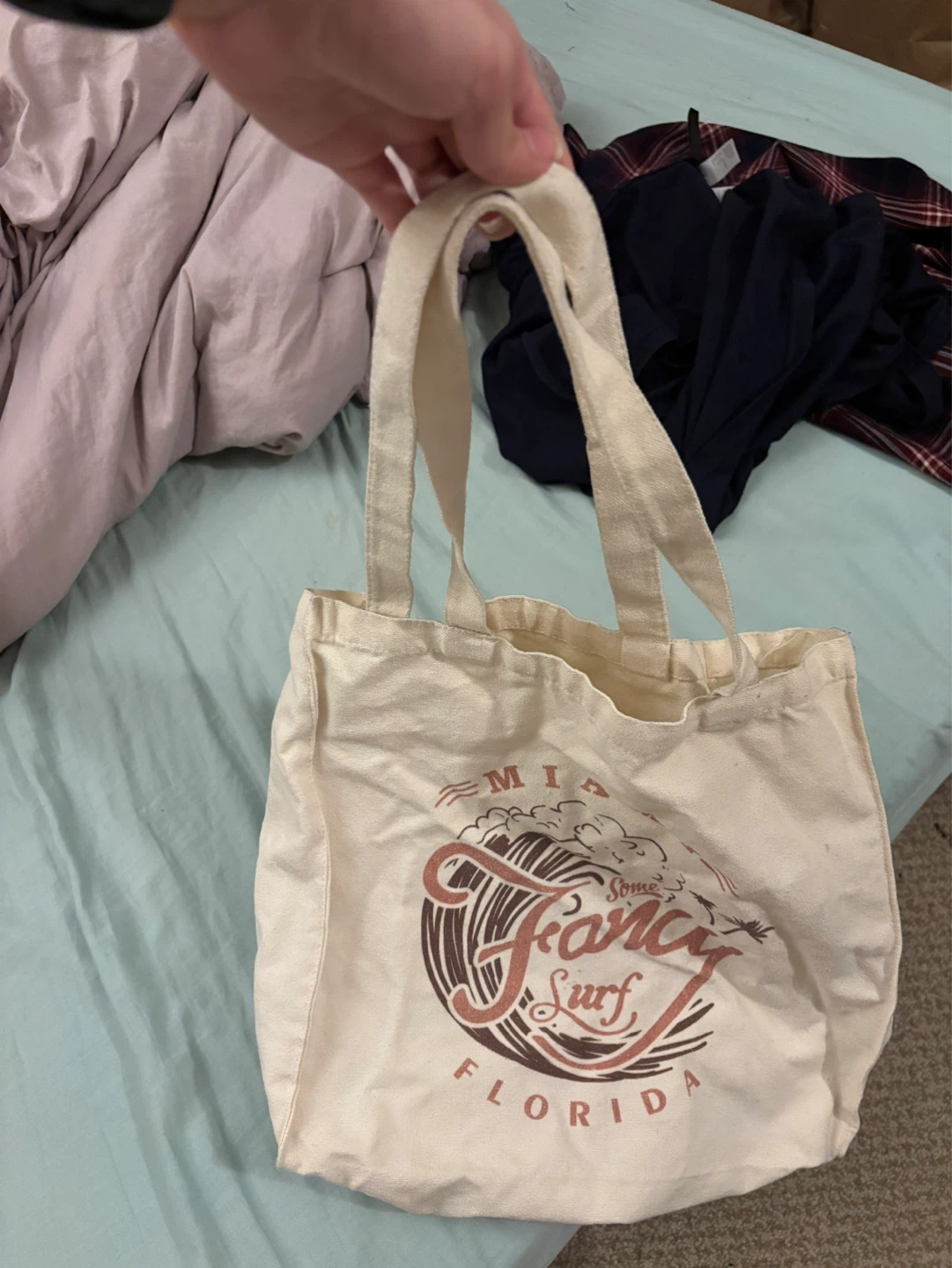 Fancy Surf Florida Canvas Tote Bag - photo 3