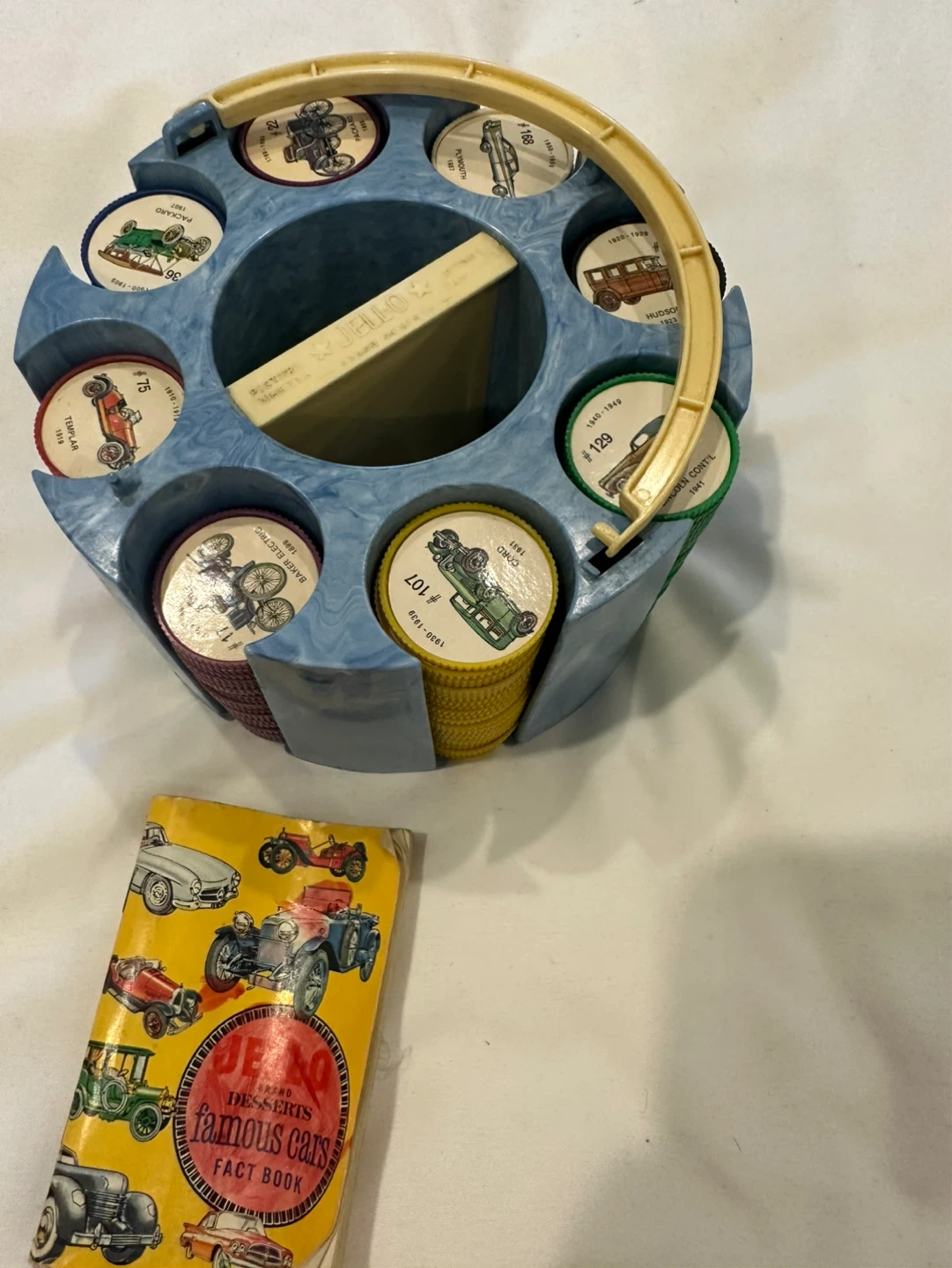 Vintage 1961 Jell-O Famous Cars Coin Collection