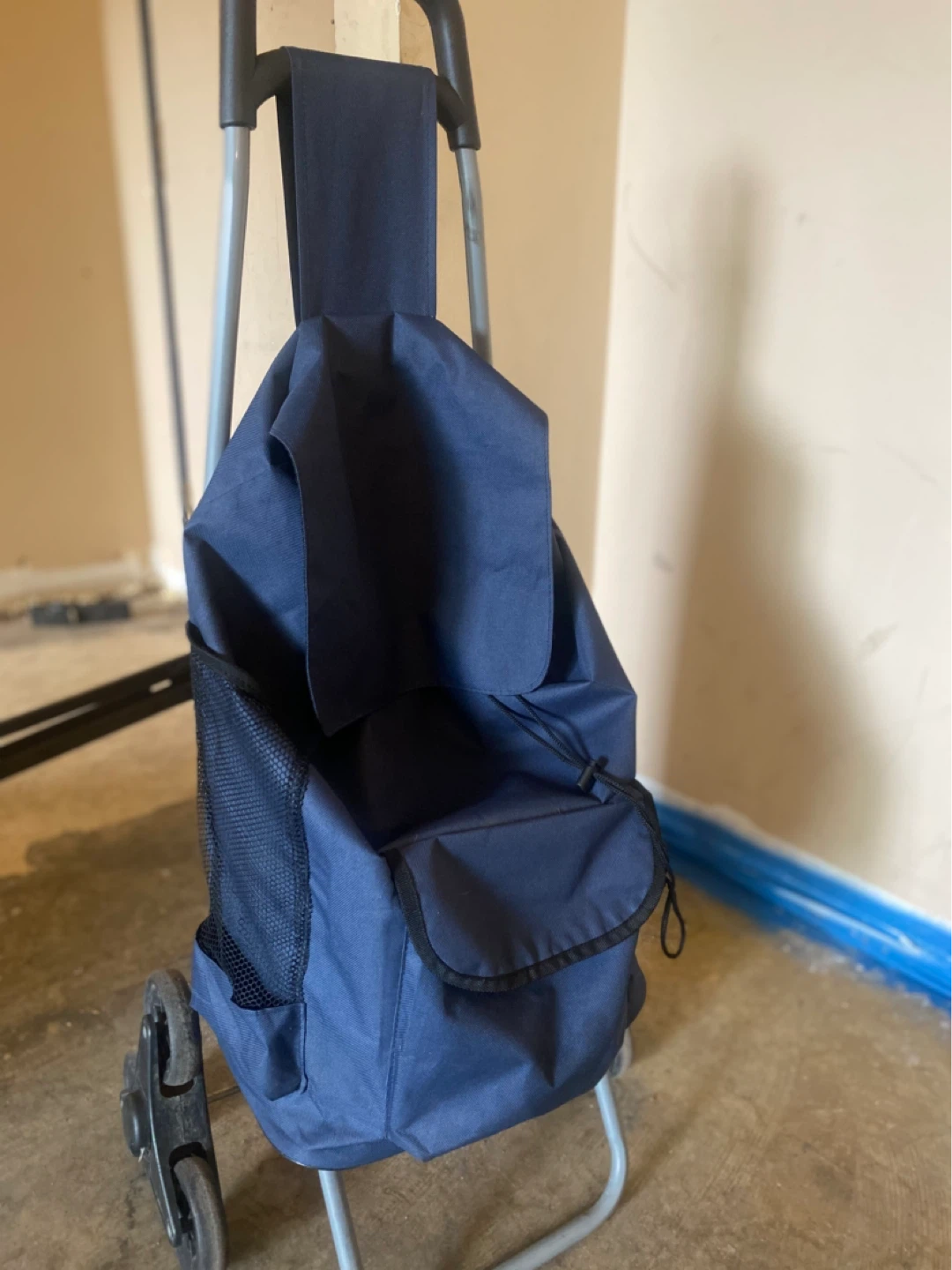 Navy Blue Shopping Cart