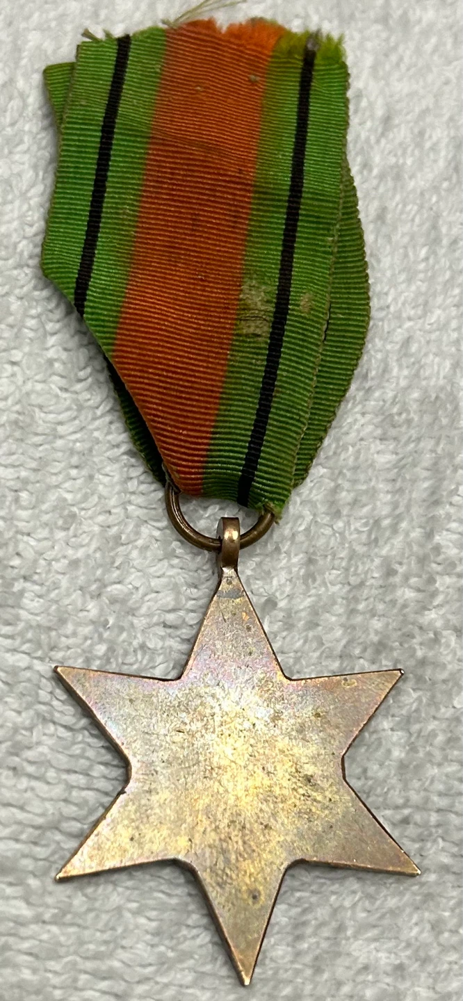 WWII Defence Medal and Stars Set - photo 5