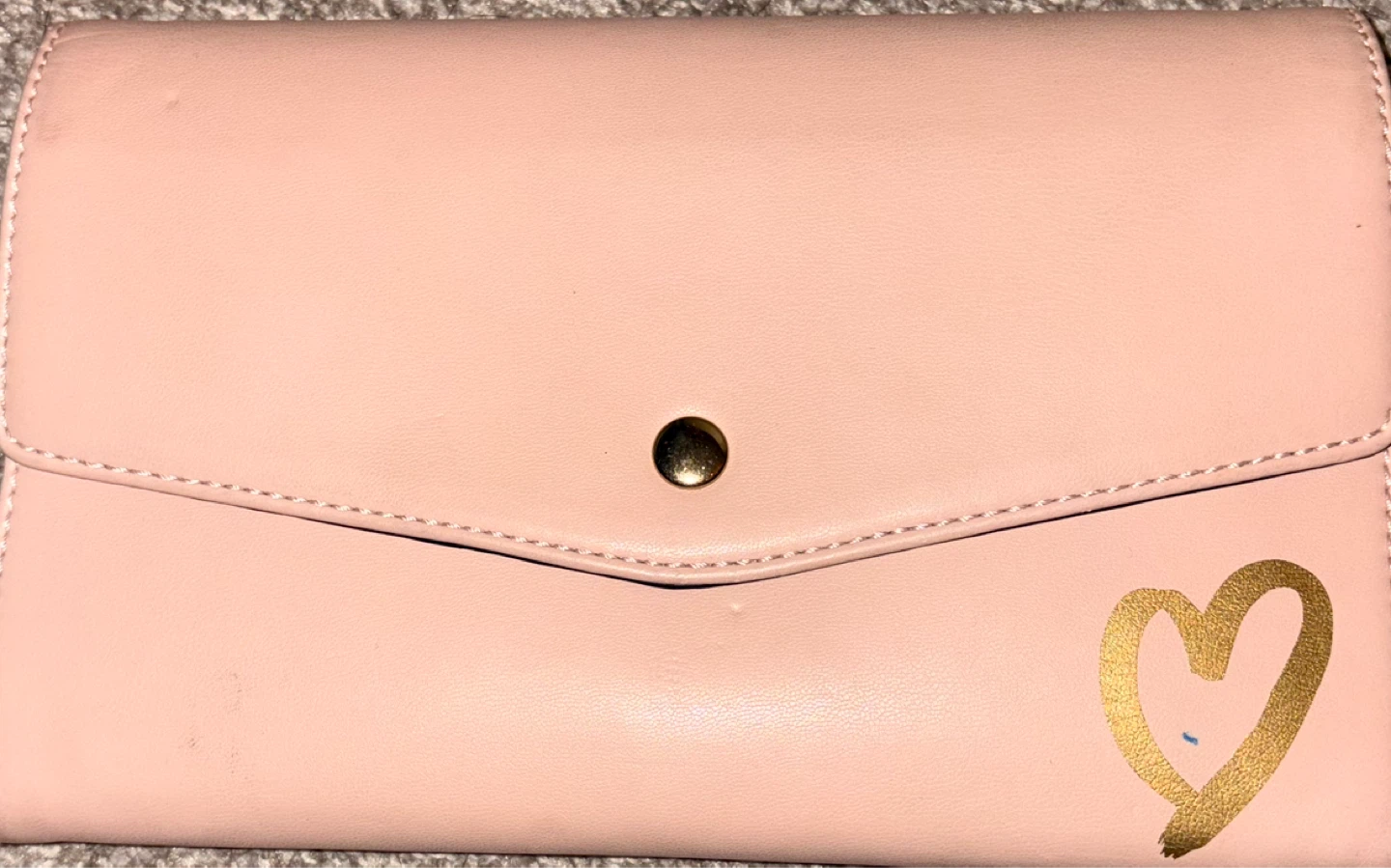 Aldo Pink Travel Organizer Wallet with Heart Design - photo 3