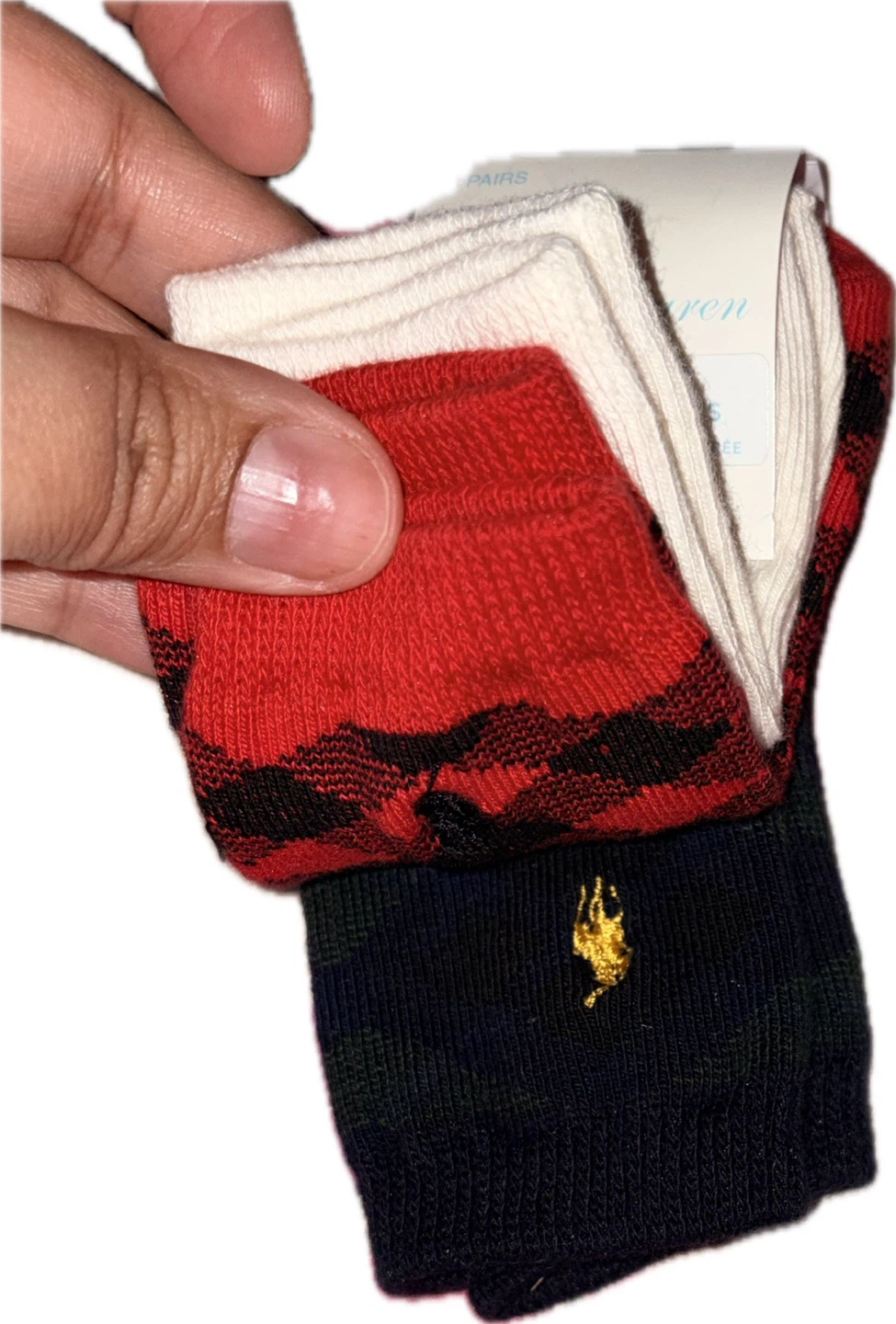 Ralph Lauren Baby Socks - 3 Pairs - 0-6 Months - photo 3