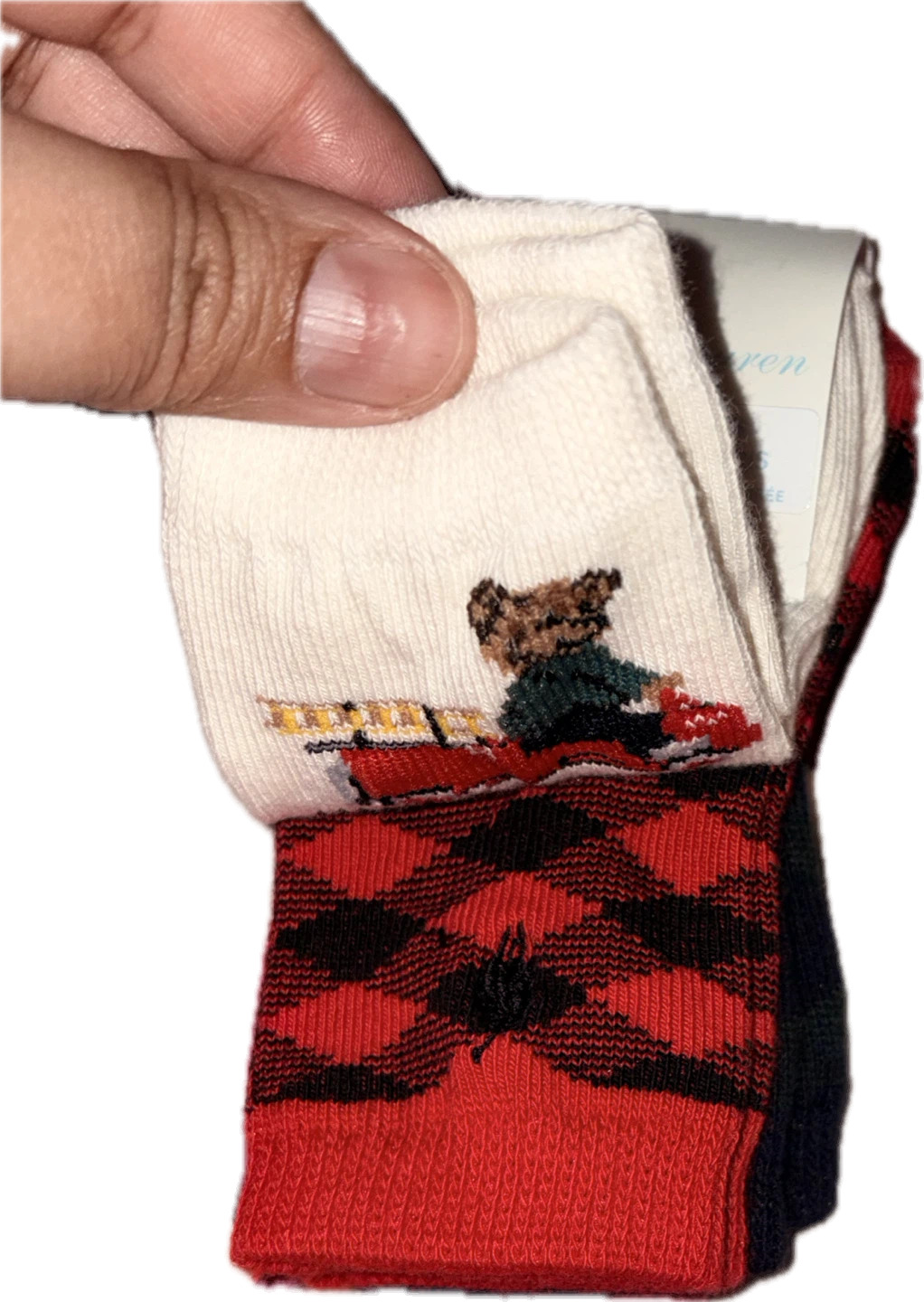 Ralph Lauren Baby Socks - 3 Pairs - 0-6 Months - photo 2