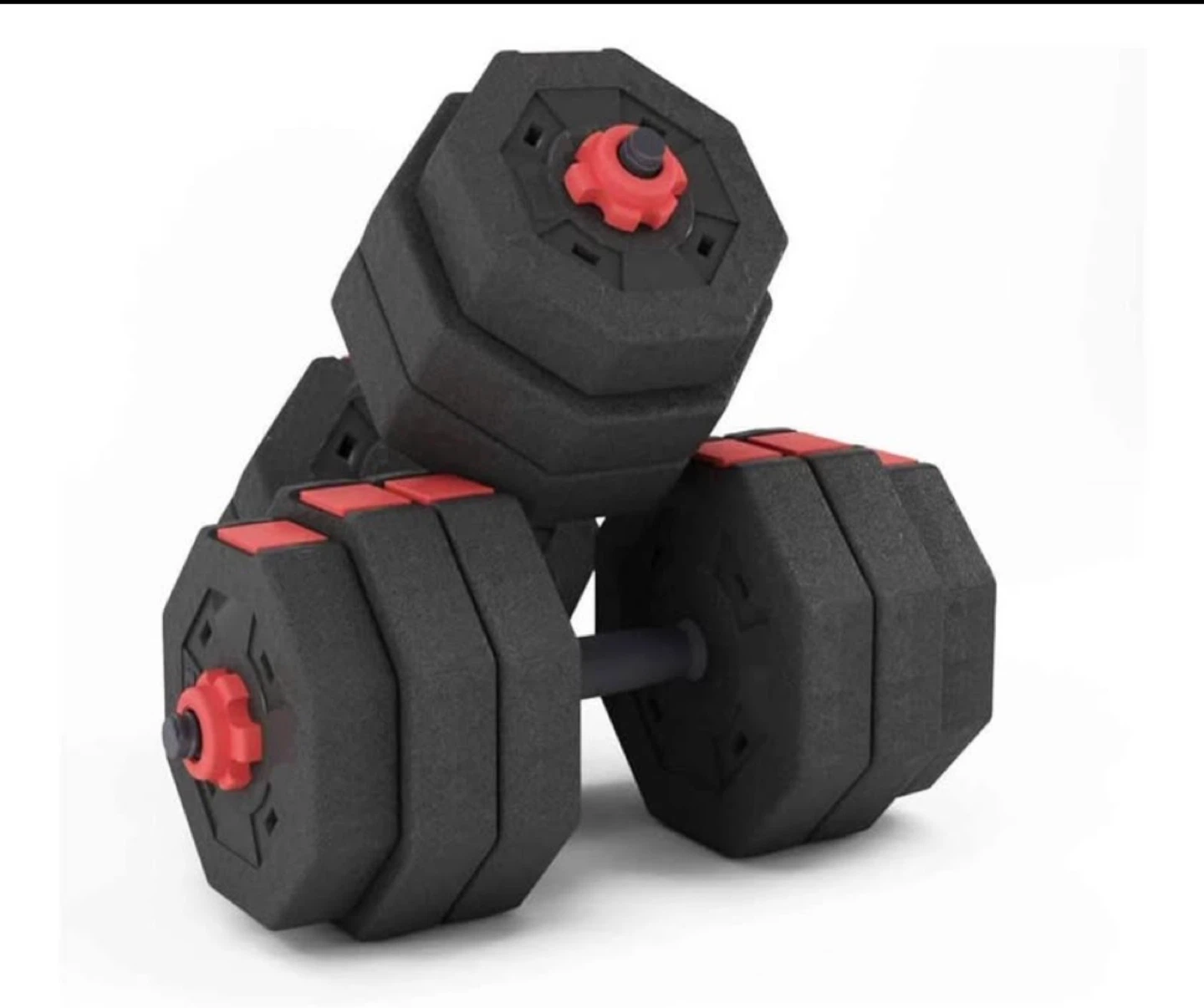 Adjustable Dumbbell Set with Barbell Connector - photo 5
