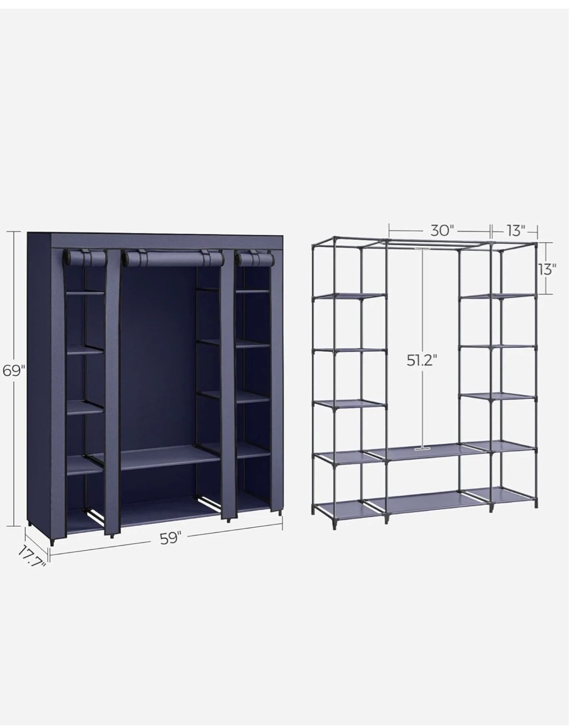 Practical Wardrobe Clothes Storage Organizer - photo 2