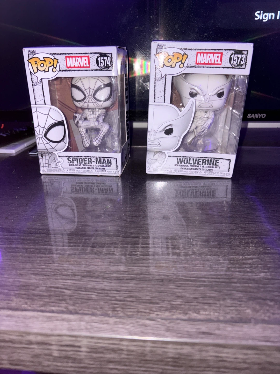 Funko Pop! Marvel Spider-Man & Wolverine Figures (2)