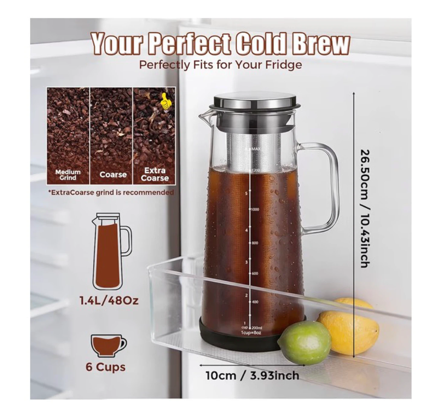 carrottimes Cold Brew Coffee Maker - photo 3