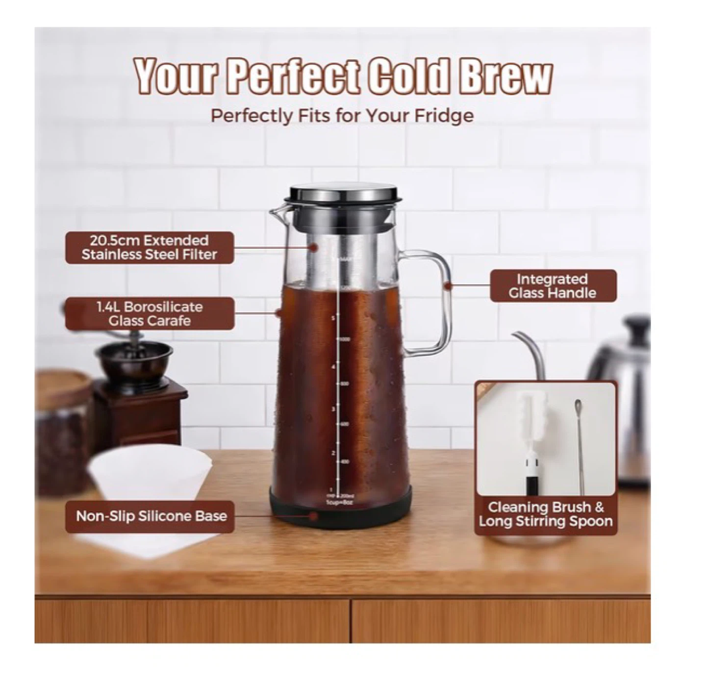carrottimes Cold Brew Coffee Maker - photo 4
