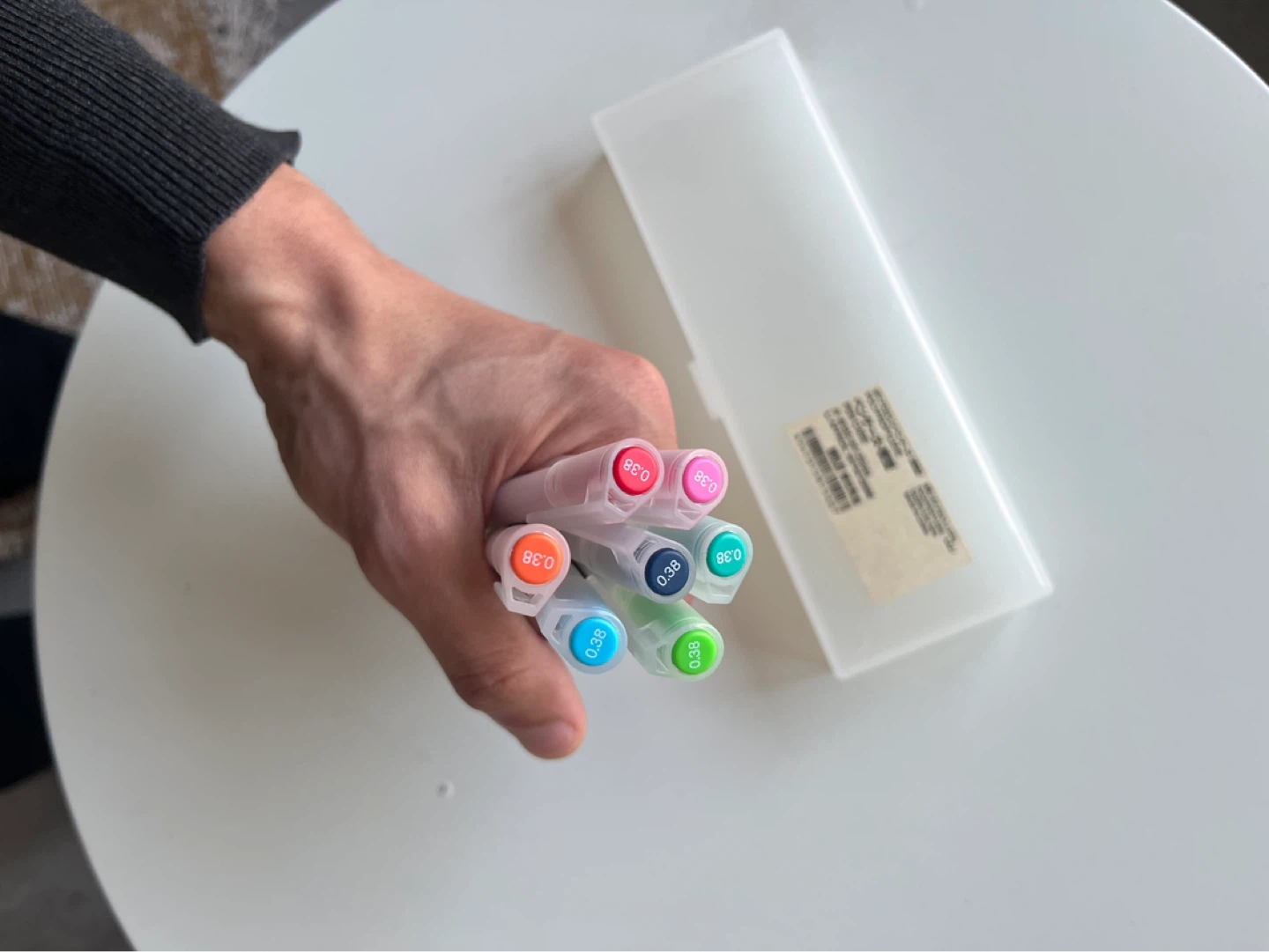 MUJI Gel Pens 0.38mm - Set of 7 - photo 4