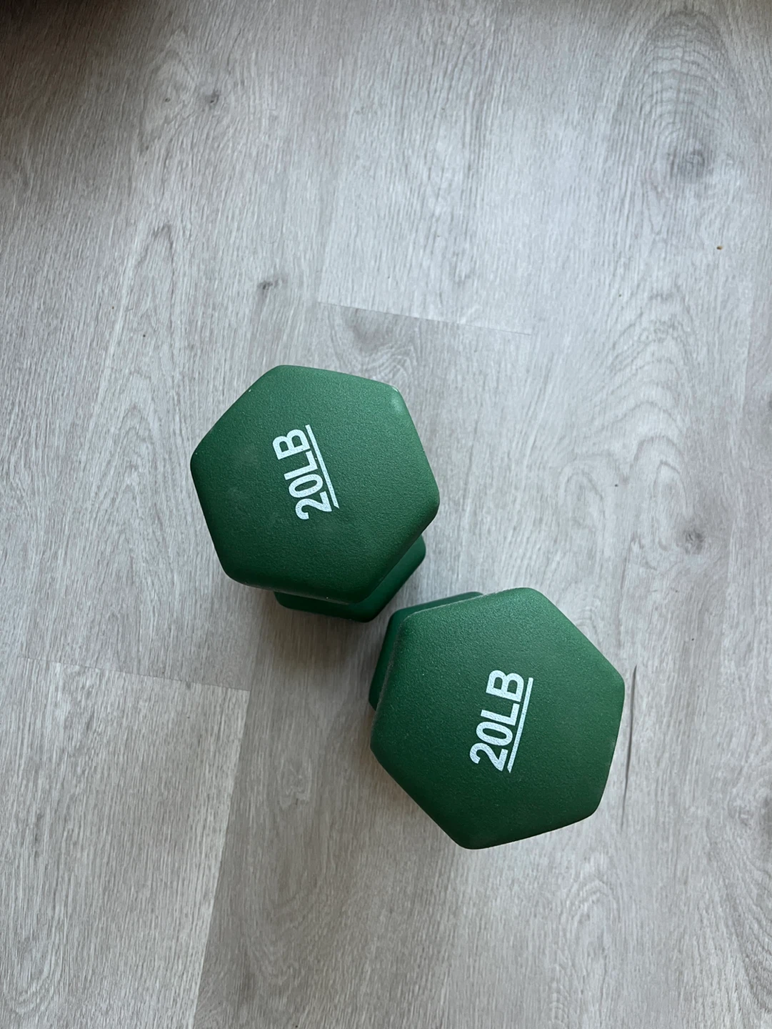 2 x Neoprene 20lb Dumbbells - photo 4