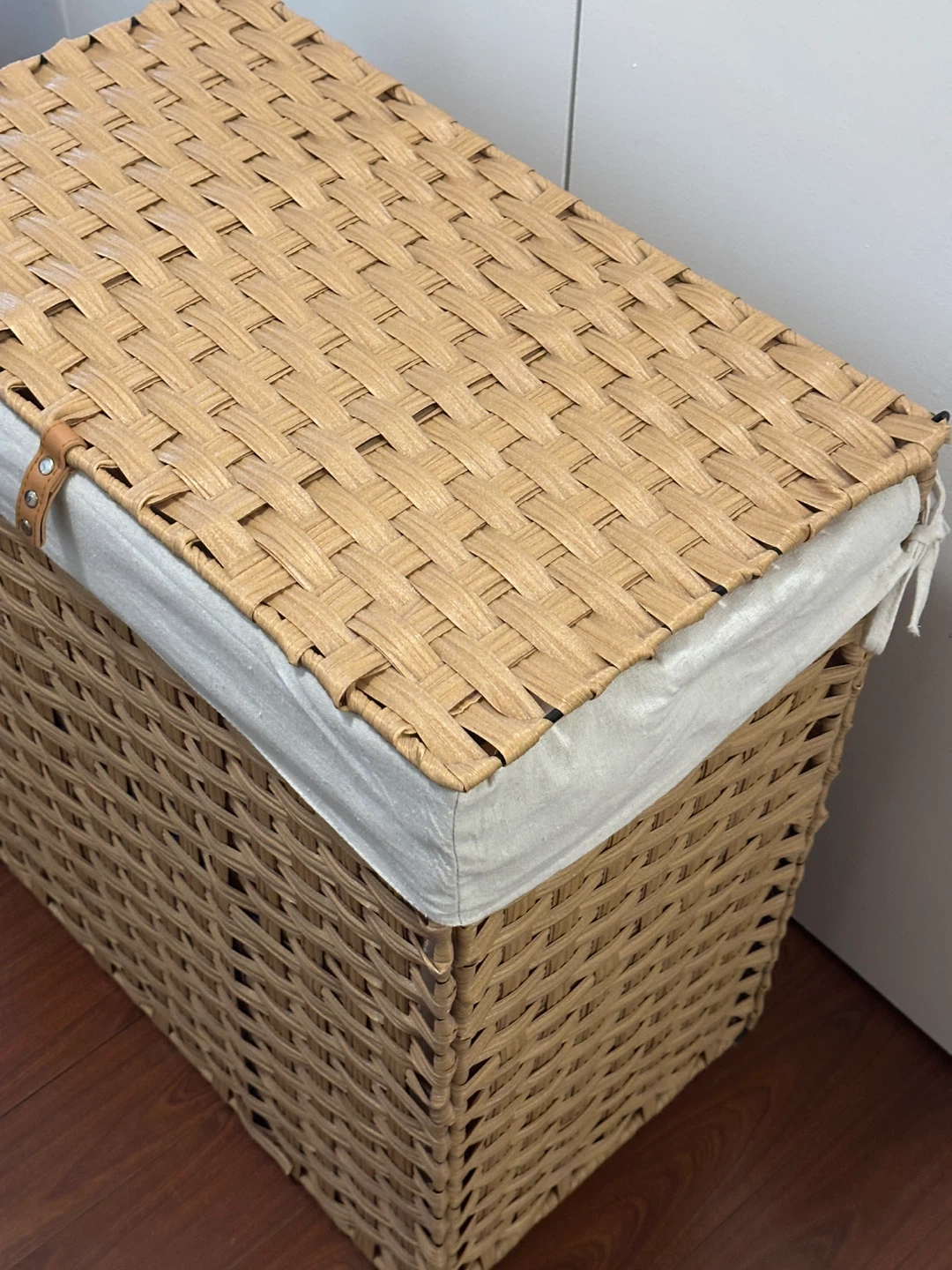 Greenstell Laundry Hamper with Lid, Dual Compartment 110L - photo 2