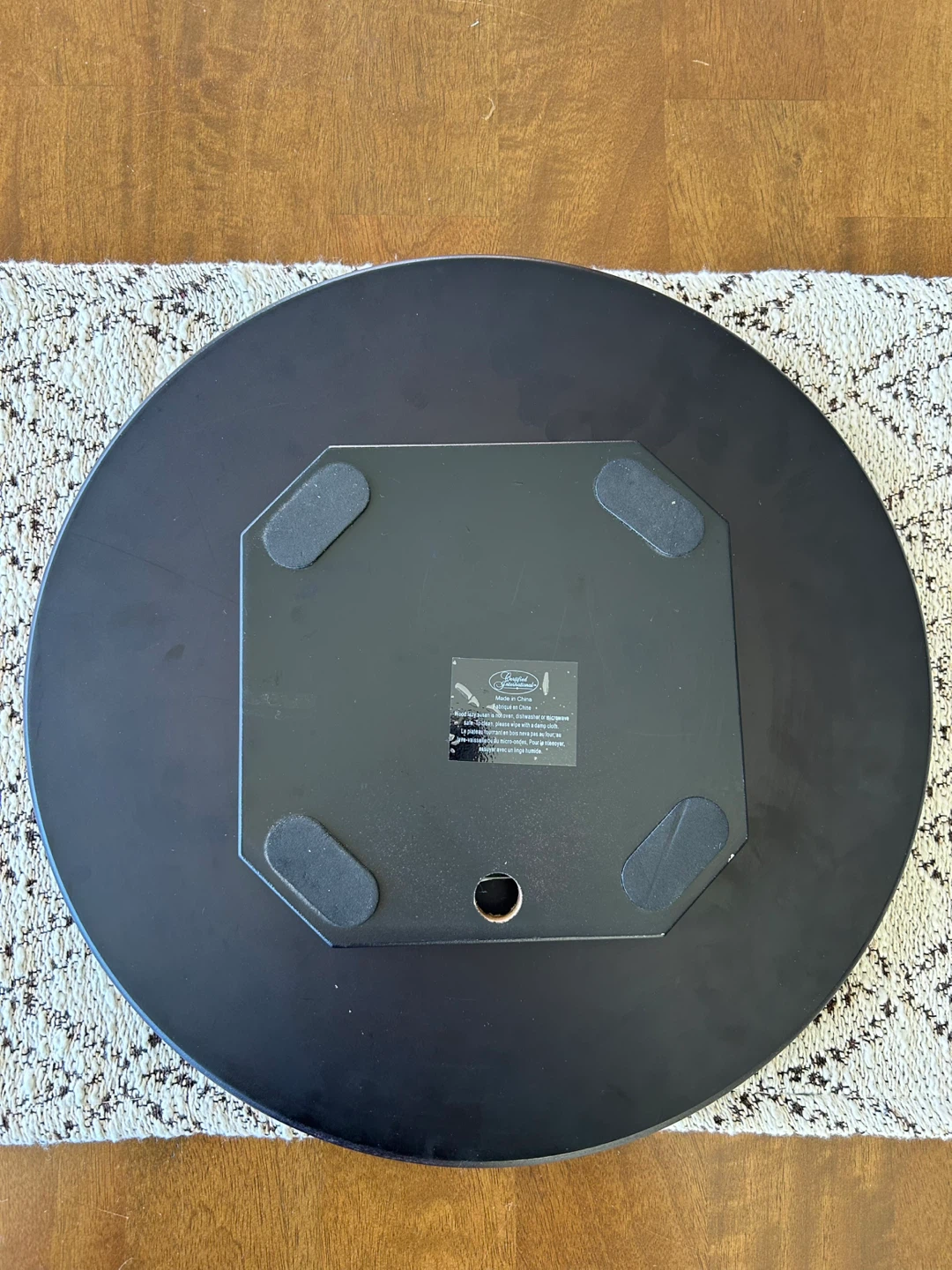 Lazy Susan with 5-Piece Ceramic Dishes - photo 5