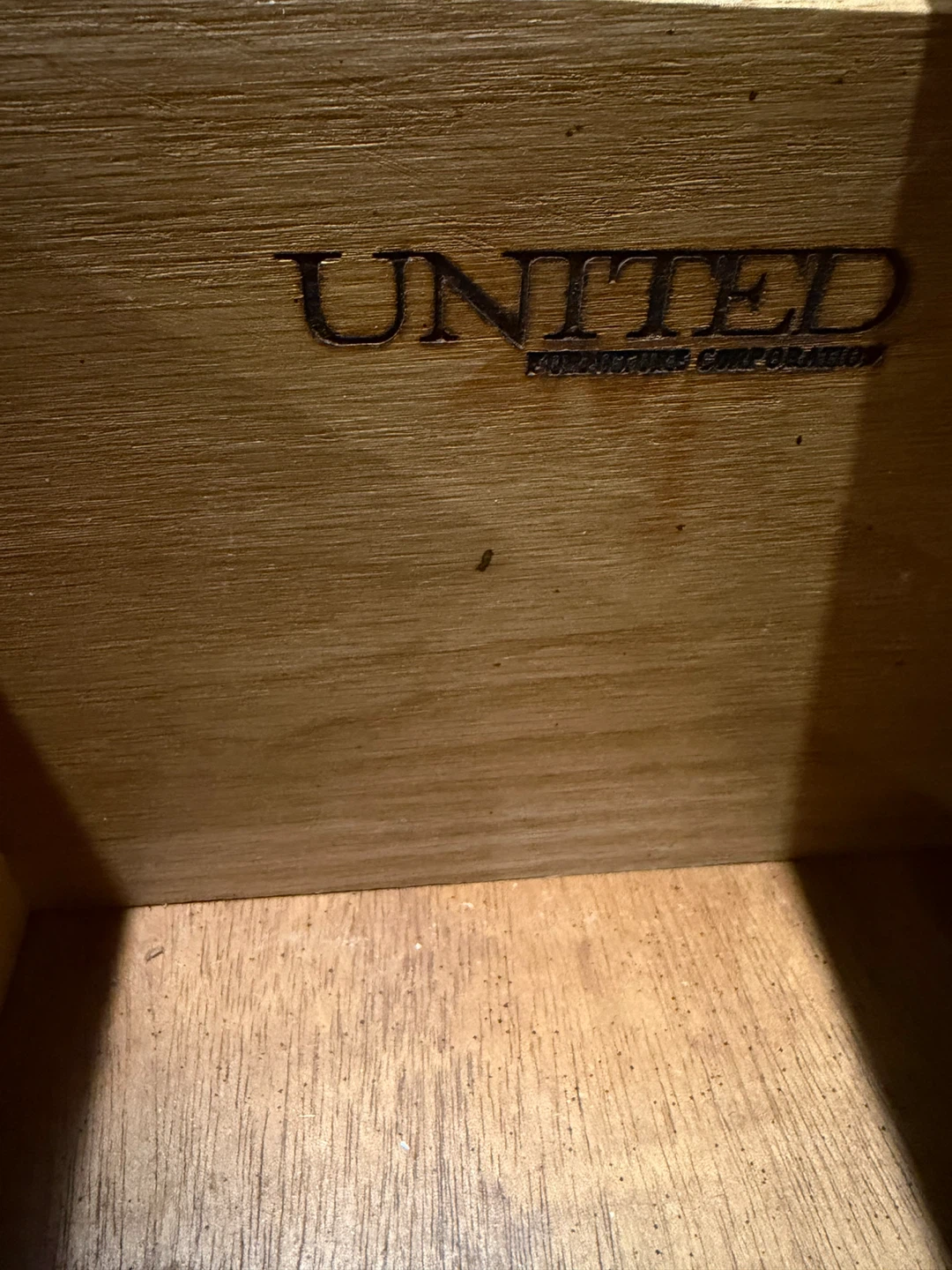 United Furniture Wood Cabinet with Drawers and Shelves - photo 5