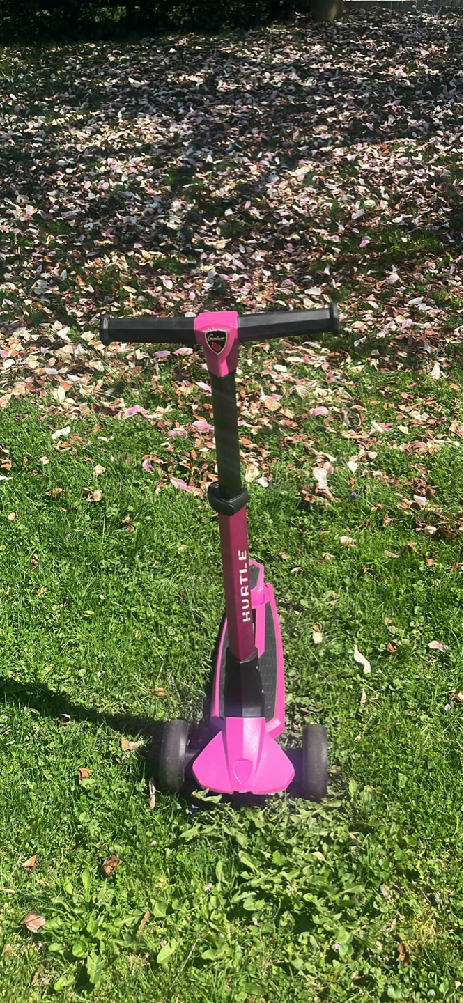 Hurtle Pink 3-Wheel Scooter for Kids - photo 3