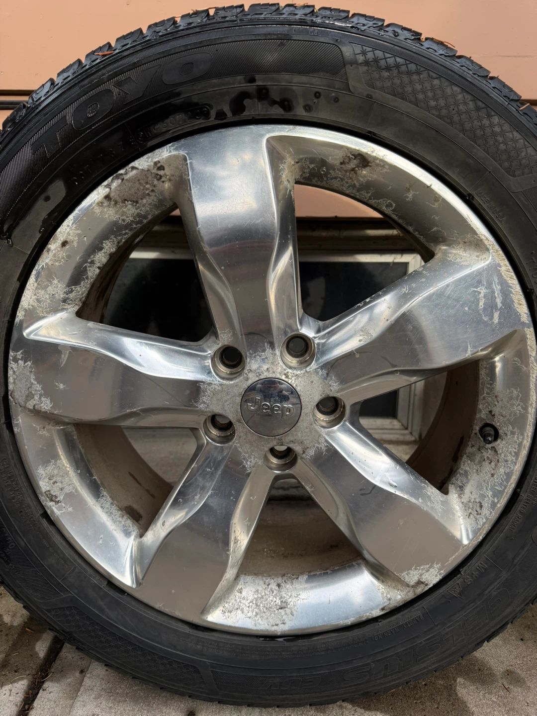 2011-2022 Jeep Grand Cherokee 5-Spoke OEM Alloy Rims 20 inch - photo 3