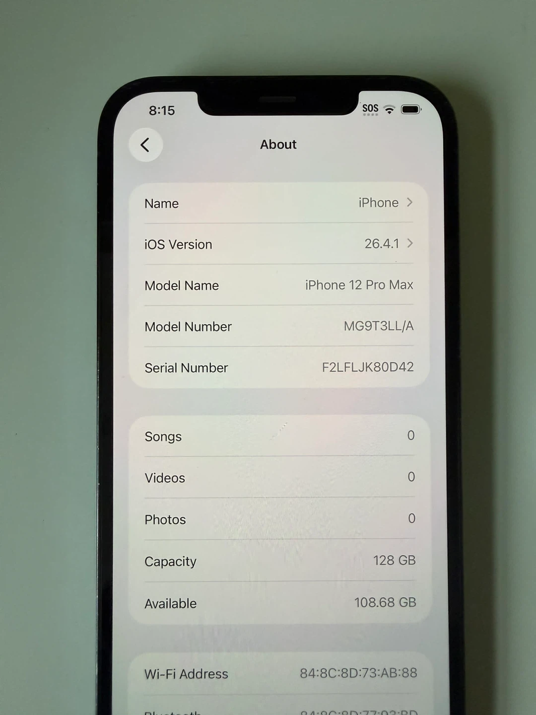 Apple iPhone 12 Pro Max 128GB Unlocked Blue Like New - photo 2