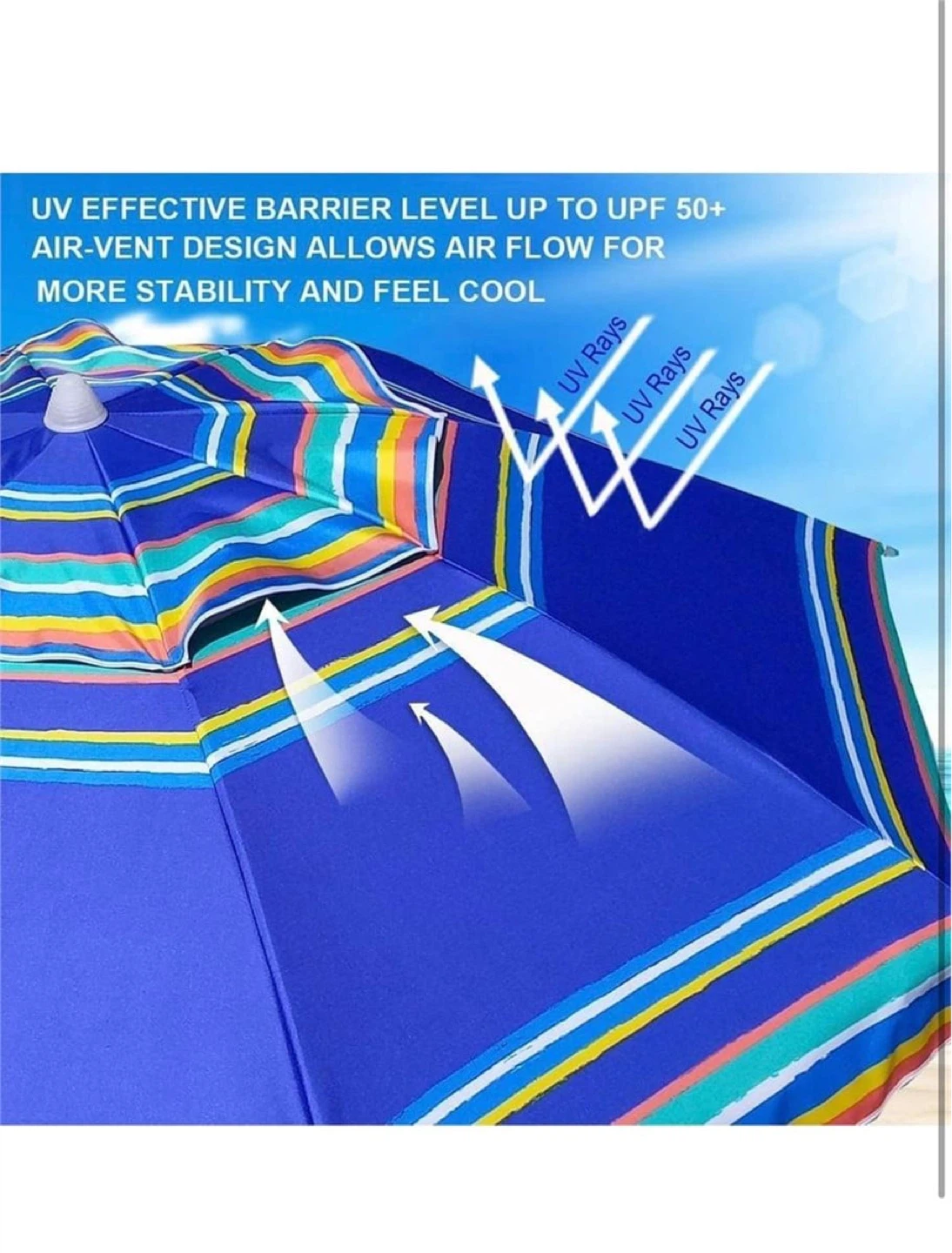AMMSUN Beach Umbrella - photo 3