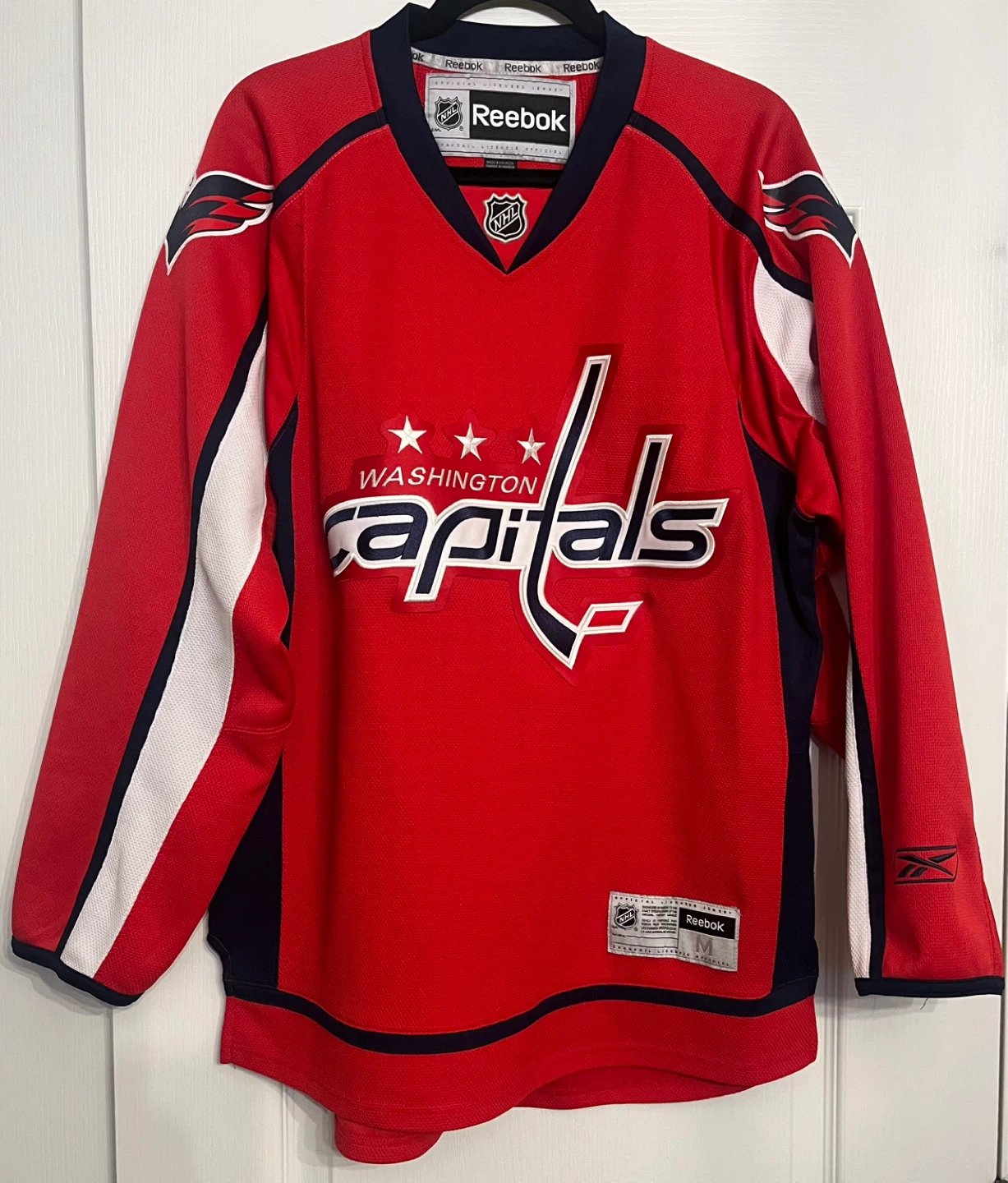 Washington Capitals Reebok Hockey Jersey
