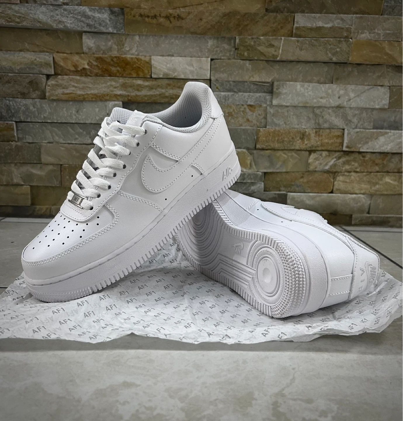 Nike Air Force 1 Low White Sneakers “ REP “