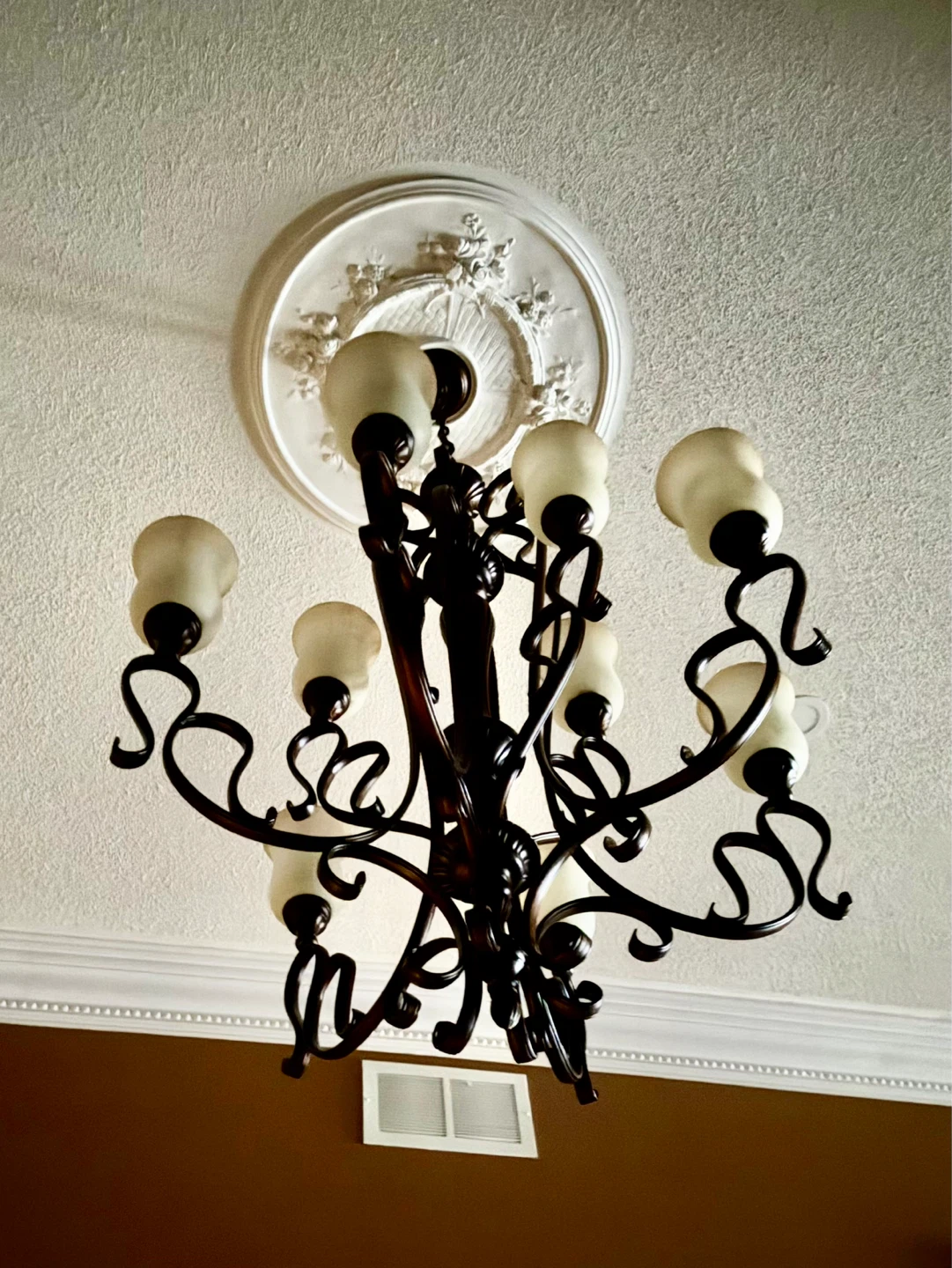 Chandelier with Alabaster Glass Shade - photo 2