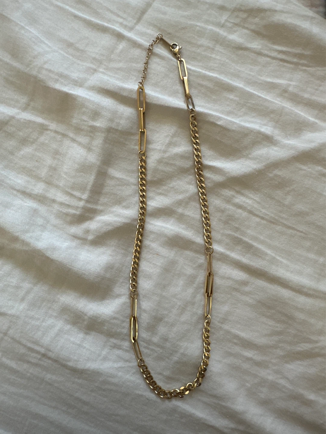 Gold Tone Chain Necklace