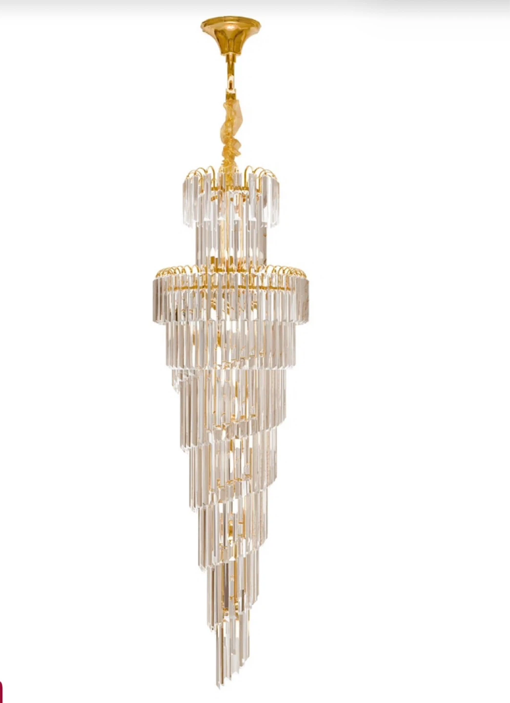 Brand New Spiral Tiered Chandelier - photo 3