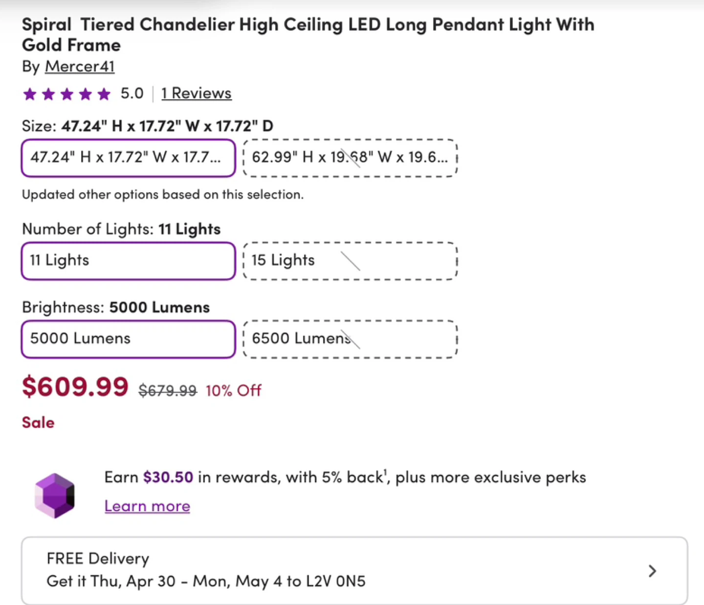 Brand New Spiral Tiered Chandelier - photo 5