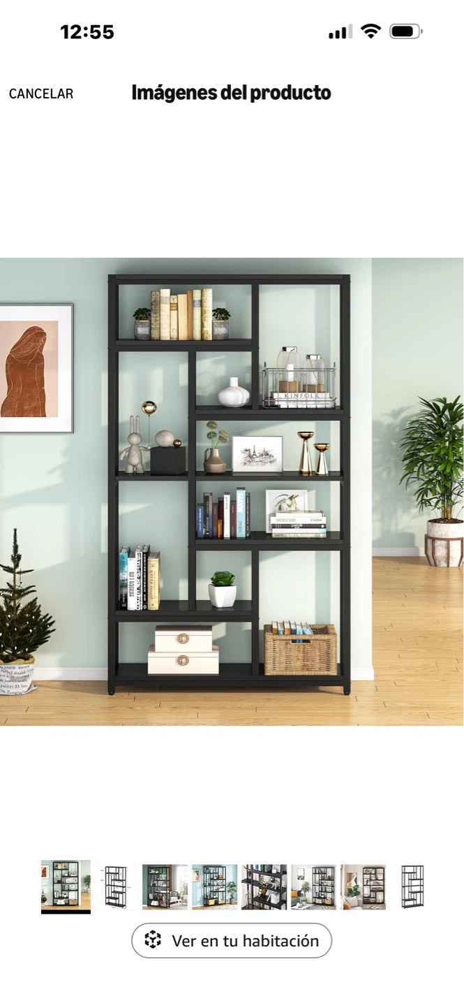 Black Metal Bookshelf - photo 5
