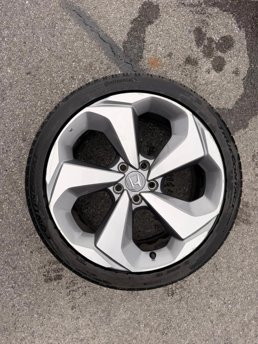Set of 4 Honda Alloy Wheels with Continental True Contact Tires - photo 5