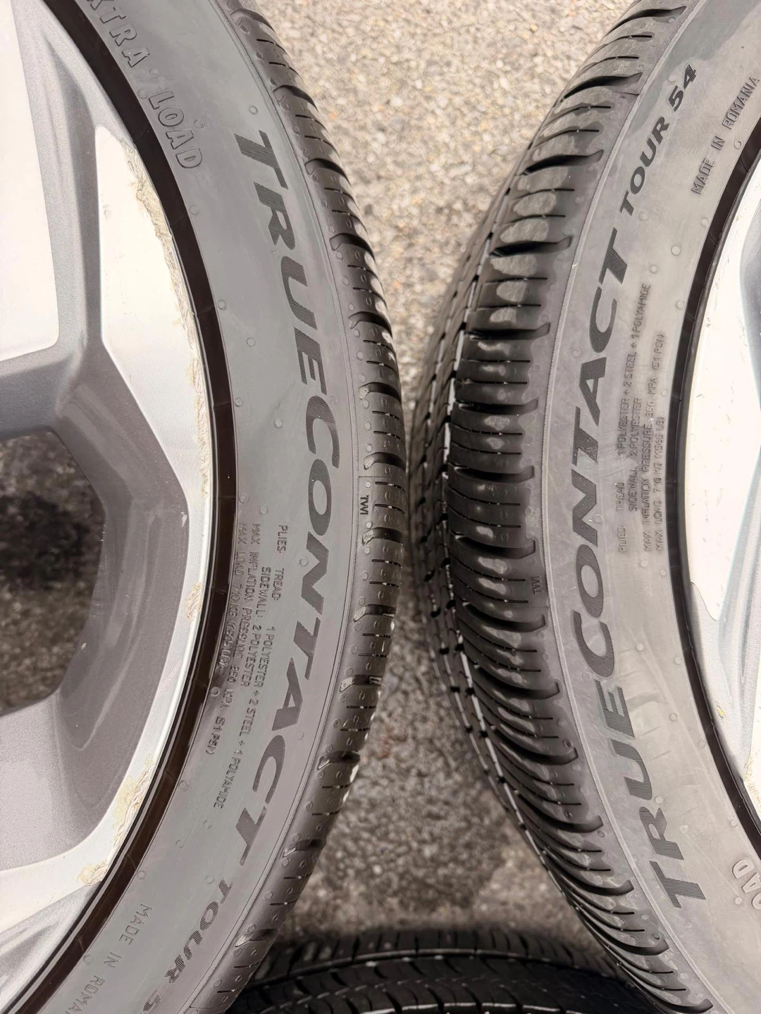 Set of 4 Honda Alloy Wheels with Continental True Contact Tires - photo 3