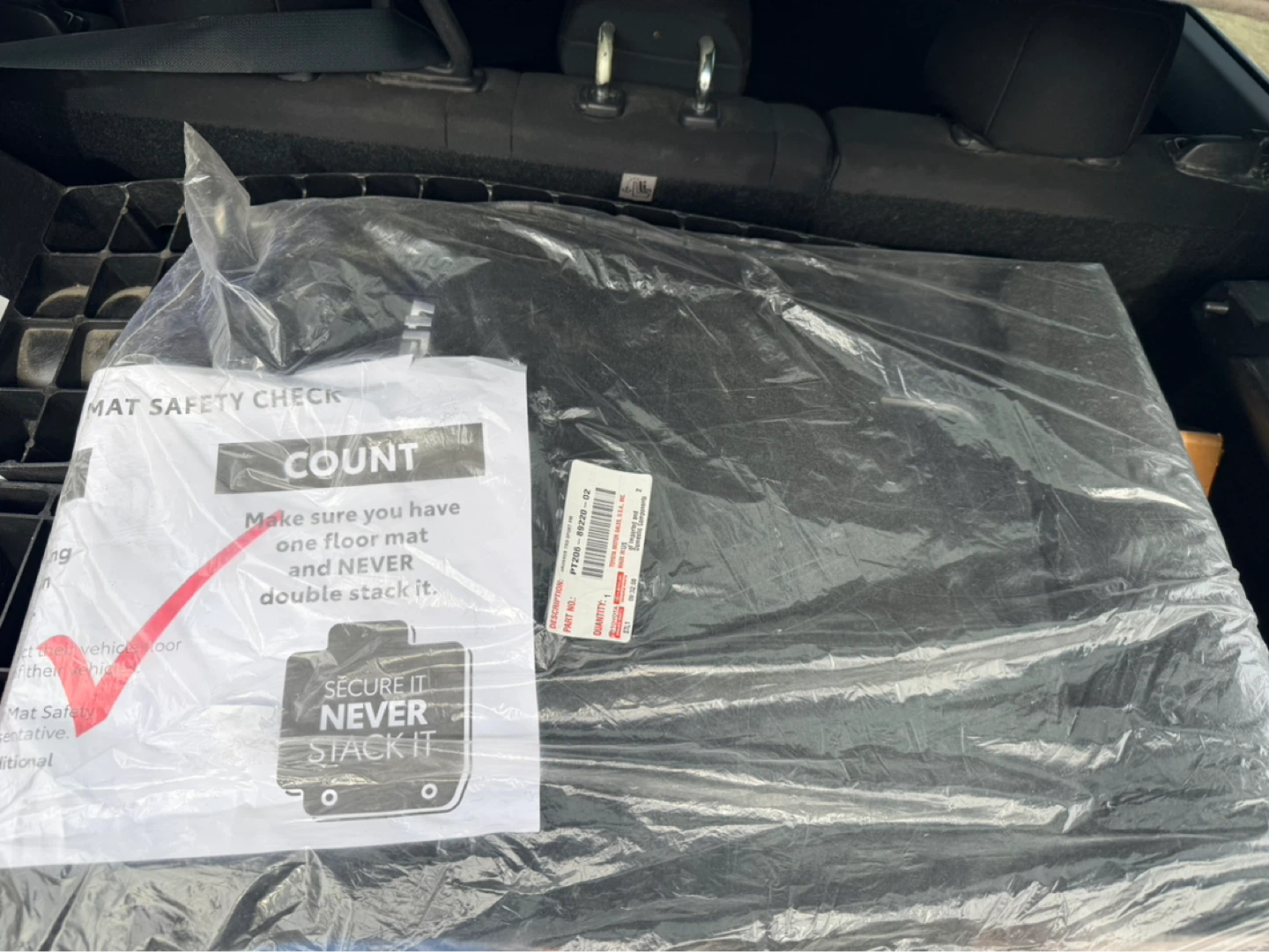 Toyota 4Runner TRD Sport Floor Mat - photo 4