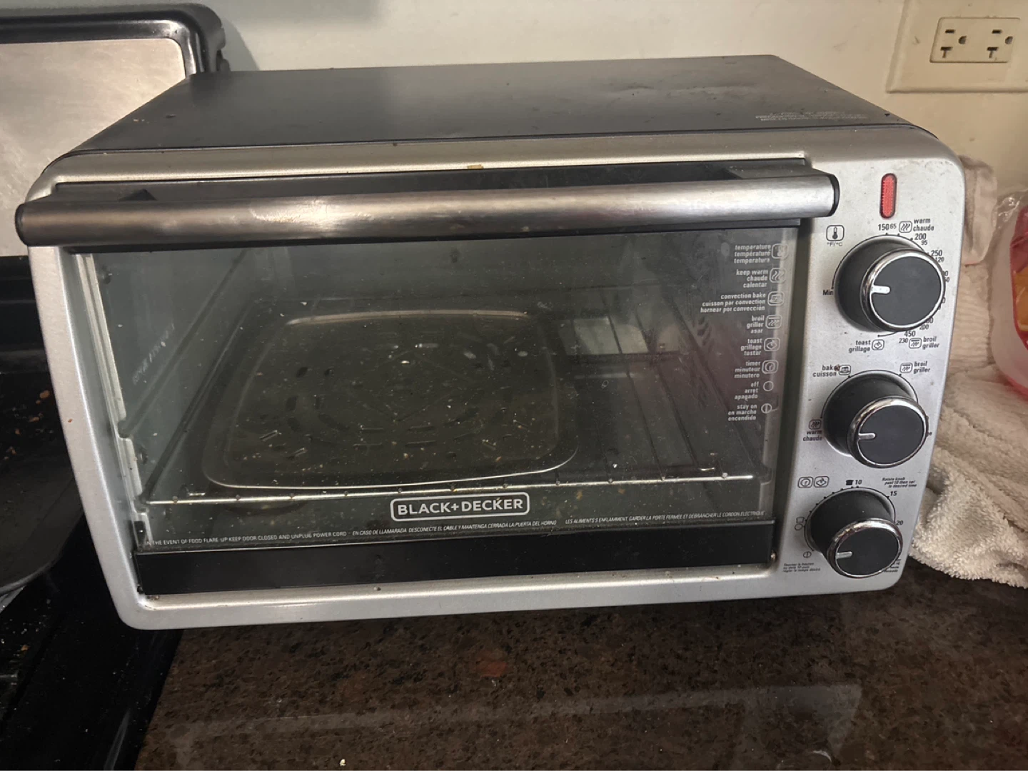 Black and decker toaster oven