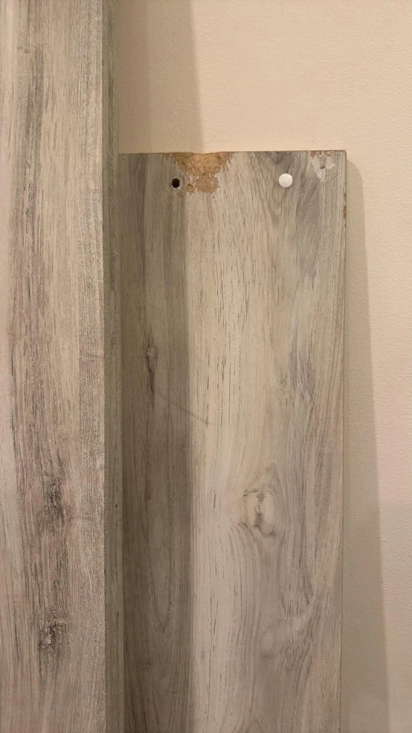 Rustic Wood Headboard with Wall Sconces - photo 3