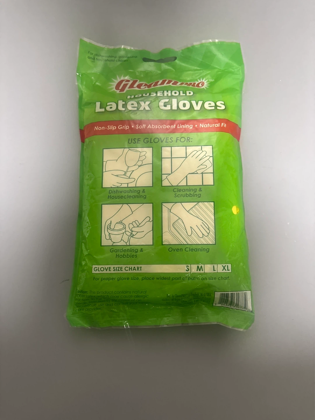 GleamPro Household Latex Gloves - Size L (3 Pairs) - photo 4