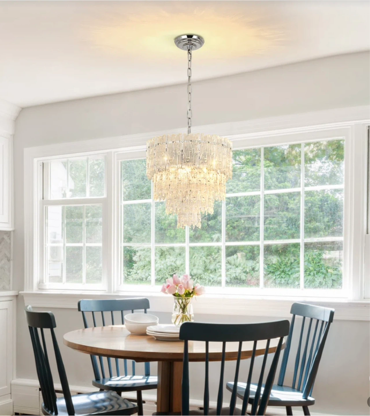 Brand New Crystal Chandelier Pendant Light Fixture - photo 4