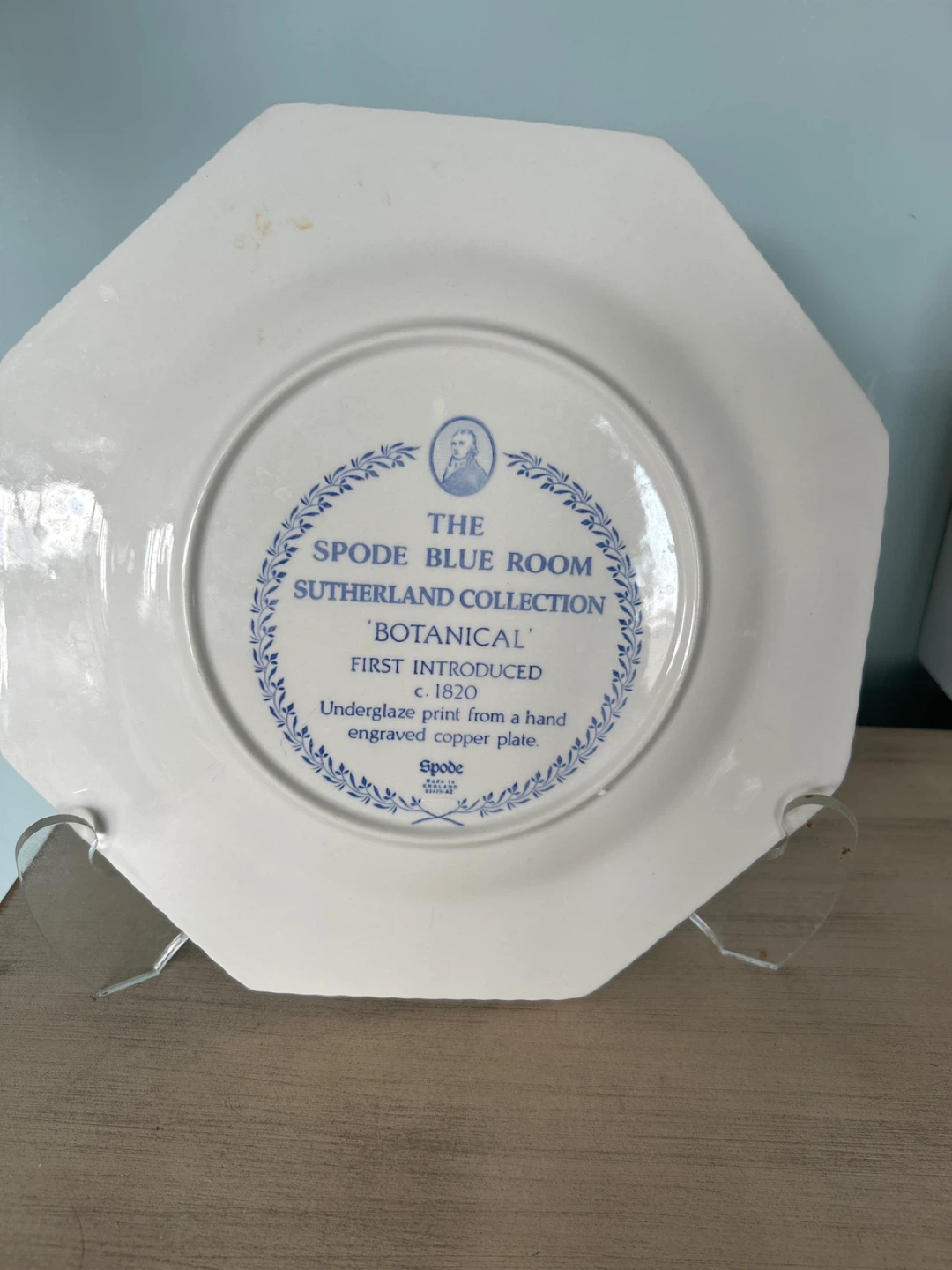 Spode Blue Room Botanical Sutherland Collection Plate - photo 2