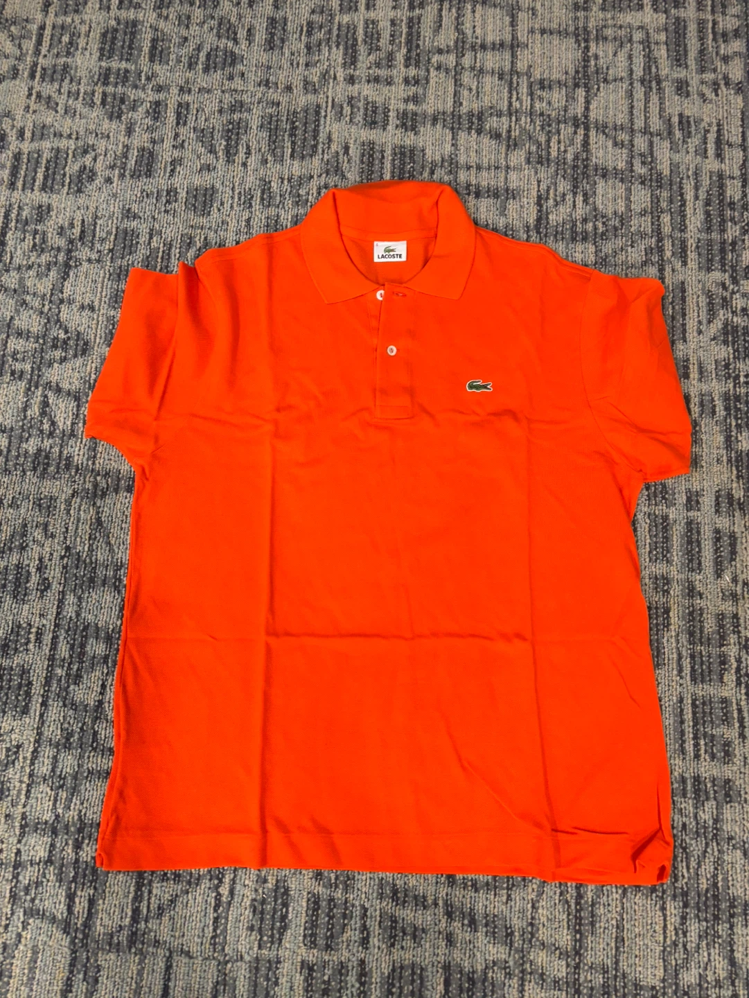 Lacoste Orange Polo Shirt authentic
