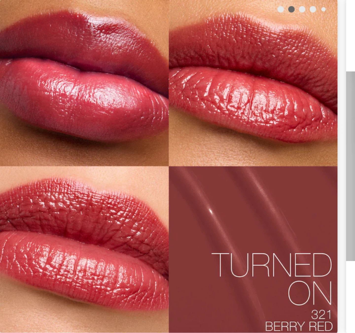 NARS Afterglow Sensual Shine Hydrating Lipstick - Turned On - photo 2