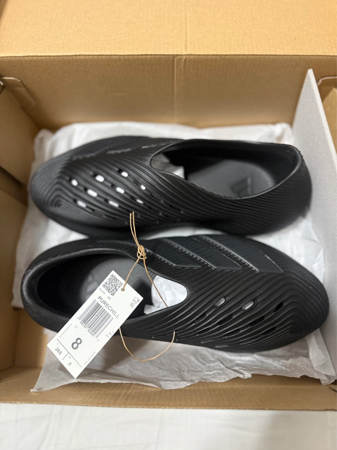 Adidas Purechill Slides Black Size 8 - photo 5