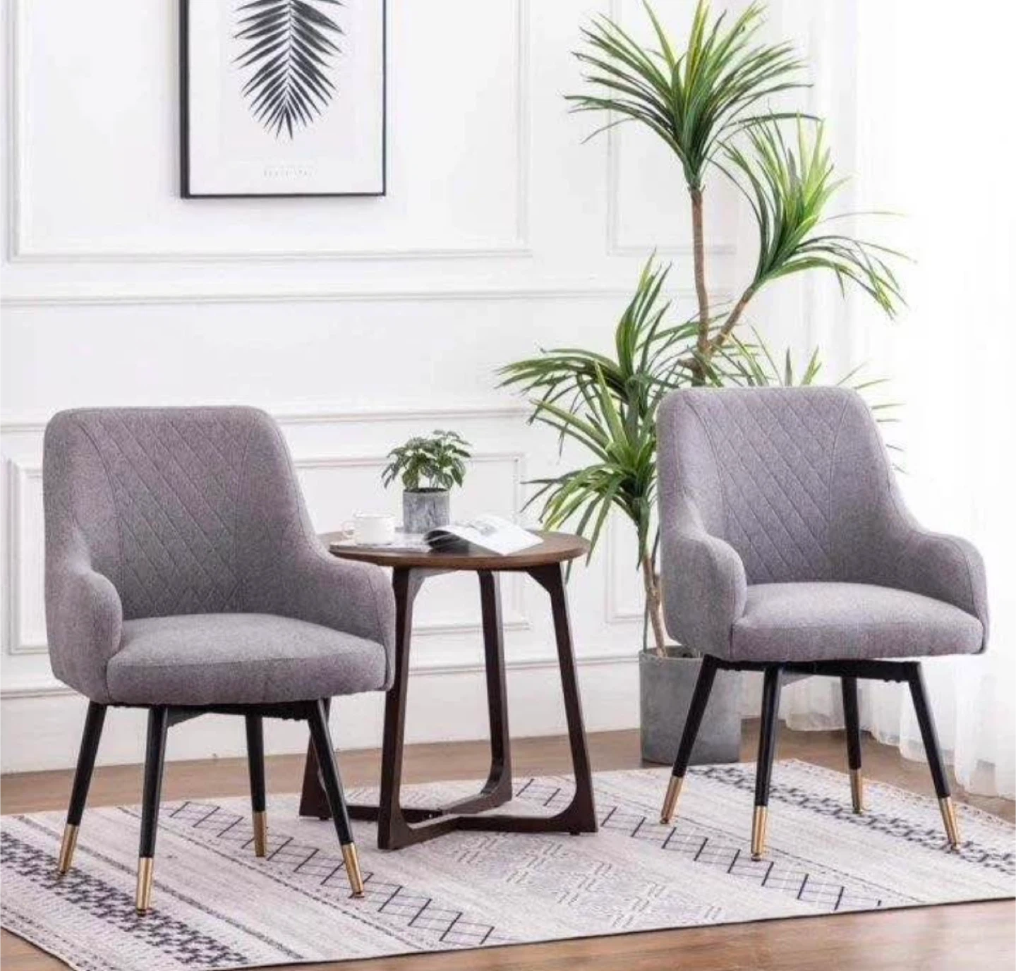 Fabric armchair - photo 2