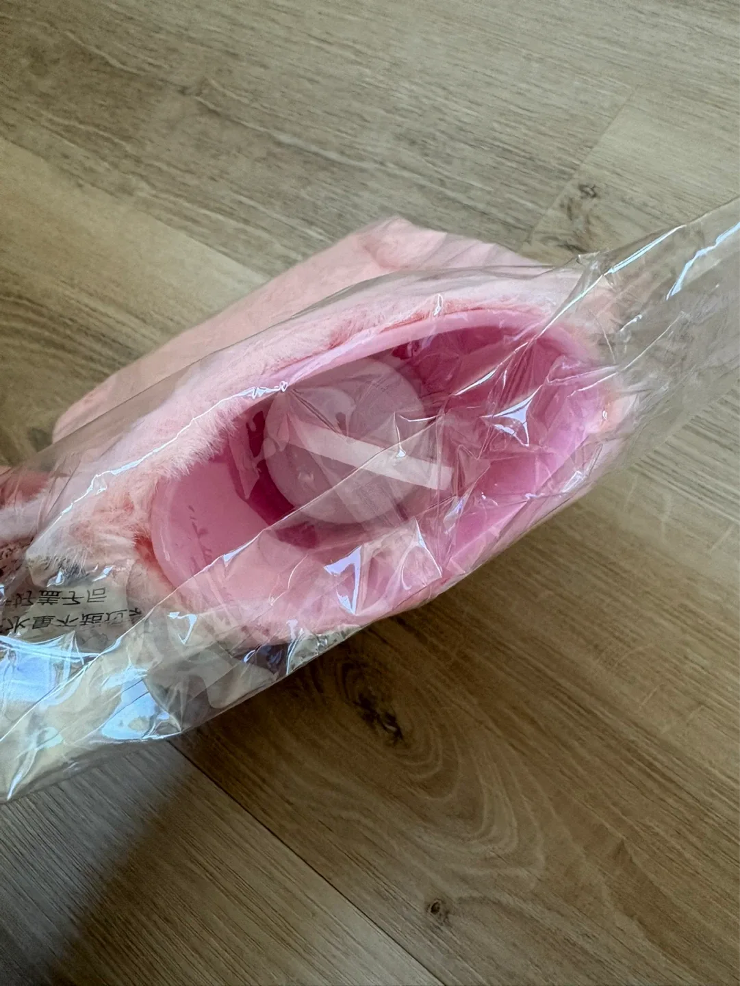 1000ml brand new - Pink Faux Fur Hot Water Bottle - photo 3