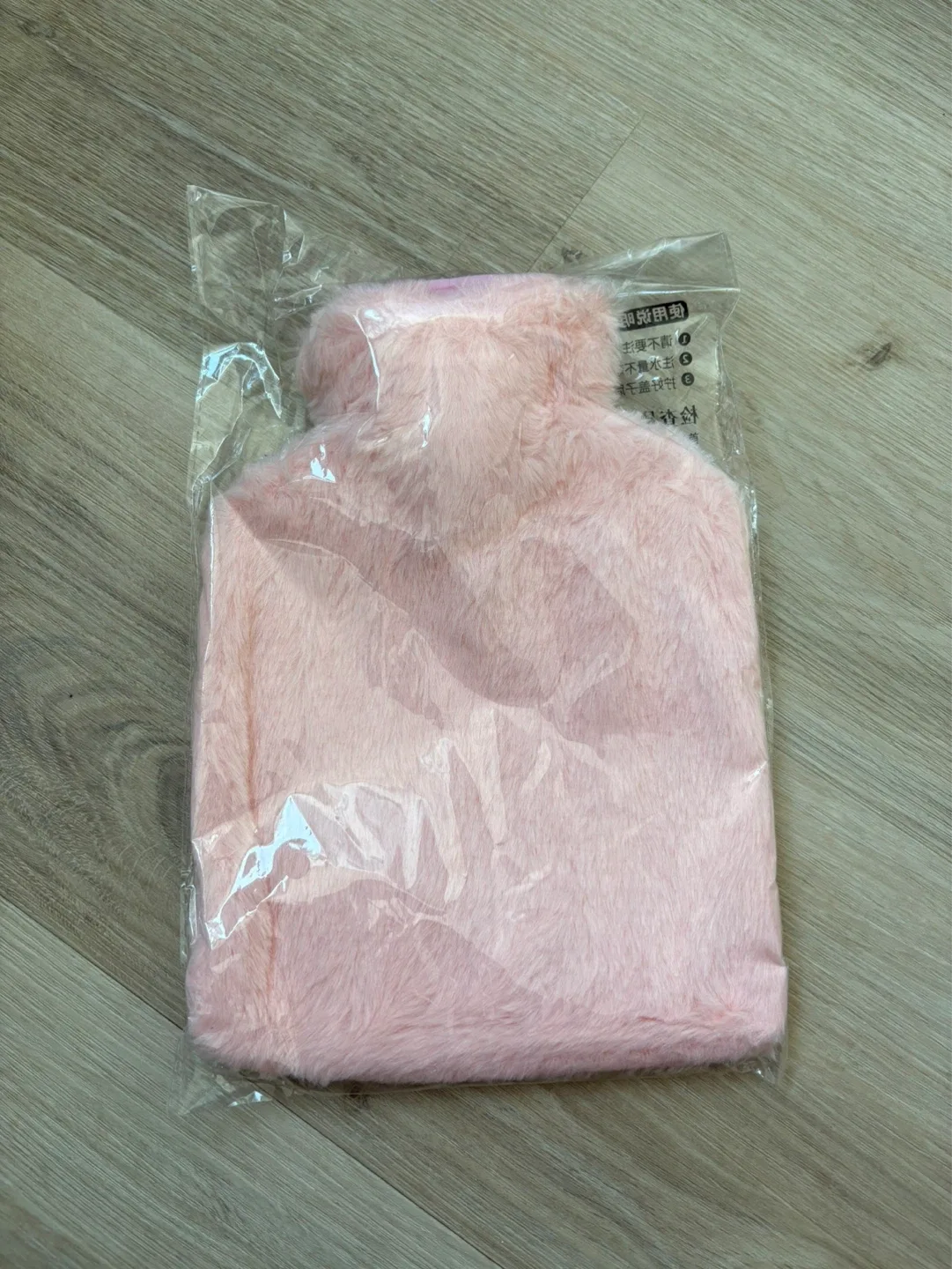 1000ml brand new - Pink Faux Fur Hot Water Bottle