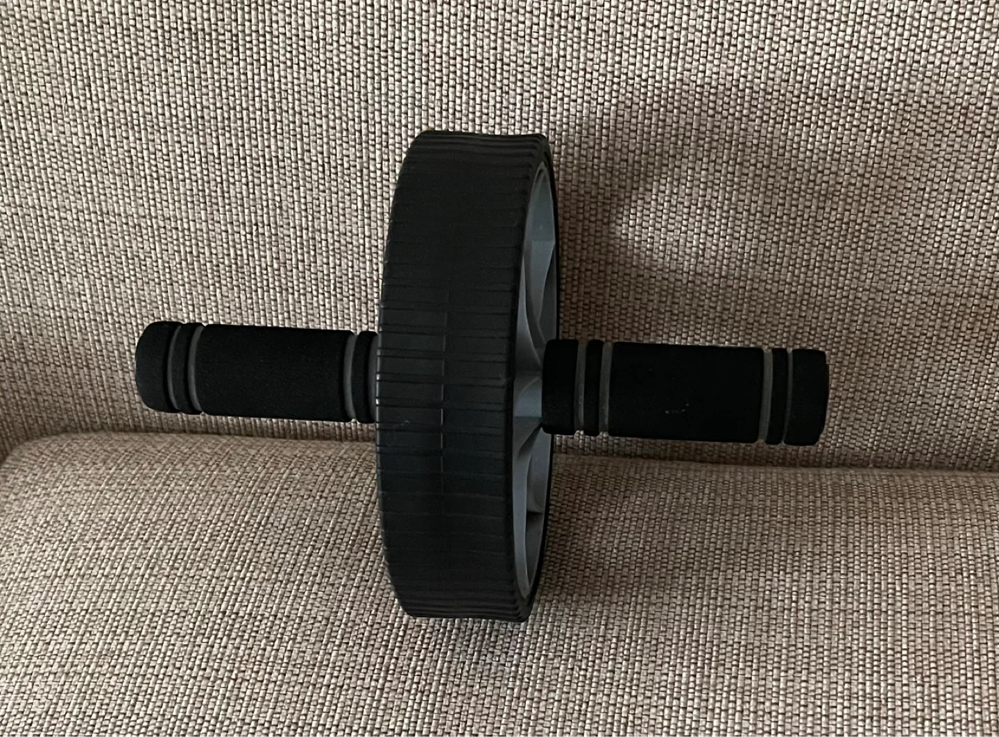 🌱 GoZone Power Ab Roller, Single Wheel - Black & Grey - photo 3