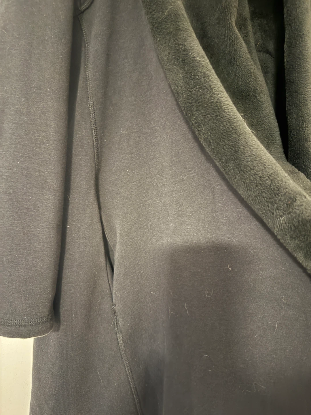 DREW Black Open Front Shawl Collar Cardigan - photo 2