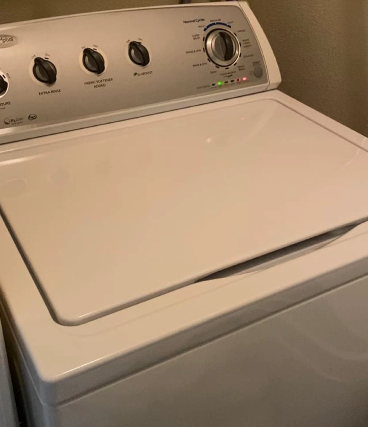 WTW4950X Whirlpool White Top Load Washing Machine