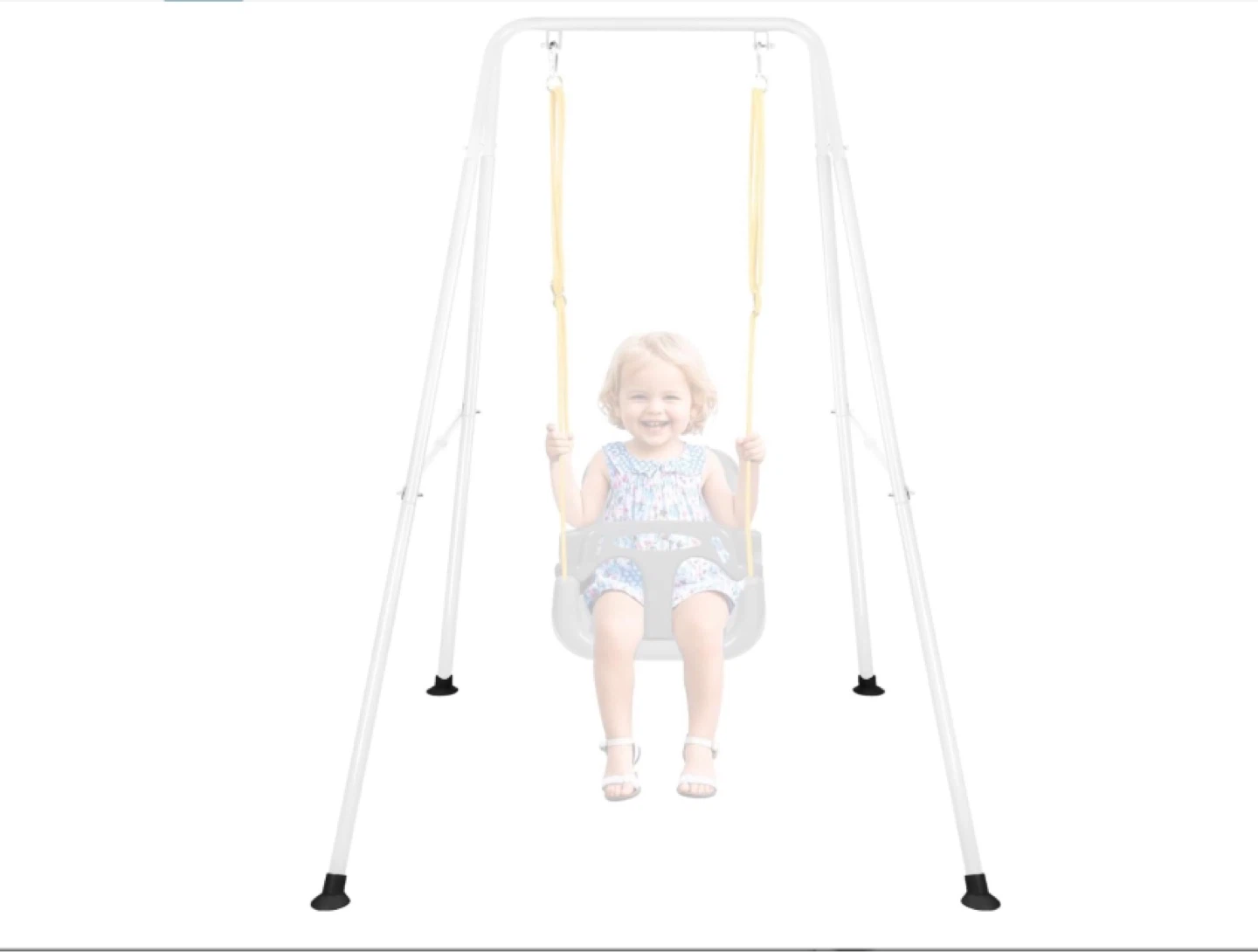 New White Metal Swing Stand Frame